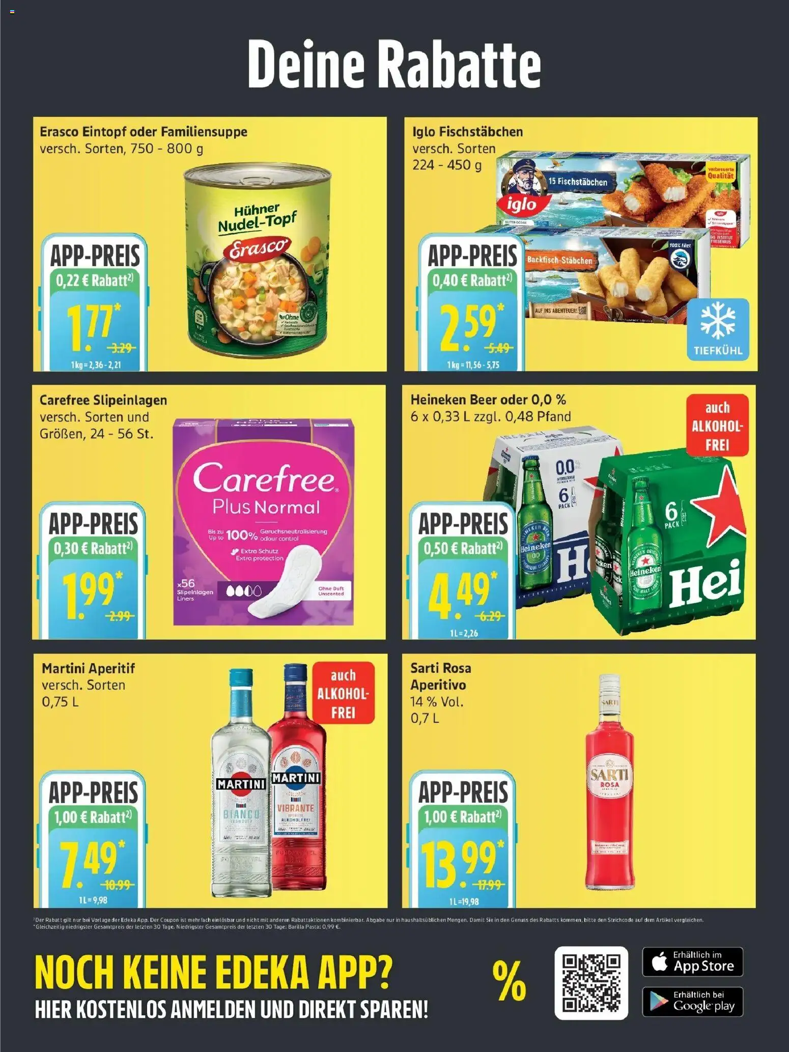 Edeka Prospekt Hamburg (ab 10.08.2026) » Angebote Online | Seite: 3 | Produkte: Iglo, Fischstabchen, Pasta, Erasco