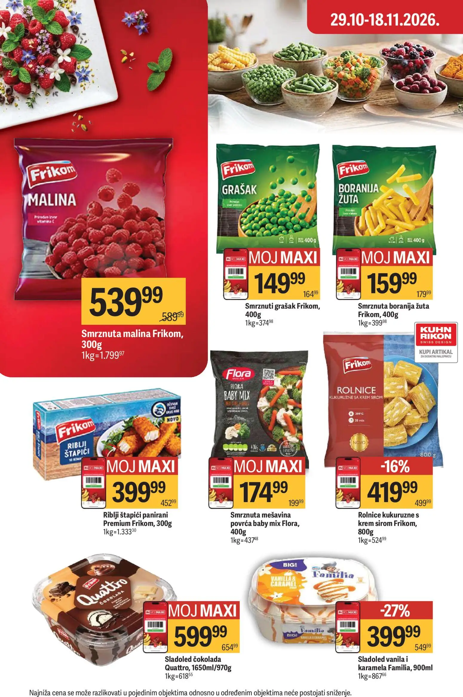 Maxi katalog - važi od 29.10.2026 | Strana: 17 | Proizvode: Boranija, Vanila, Malina, Krem