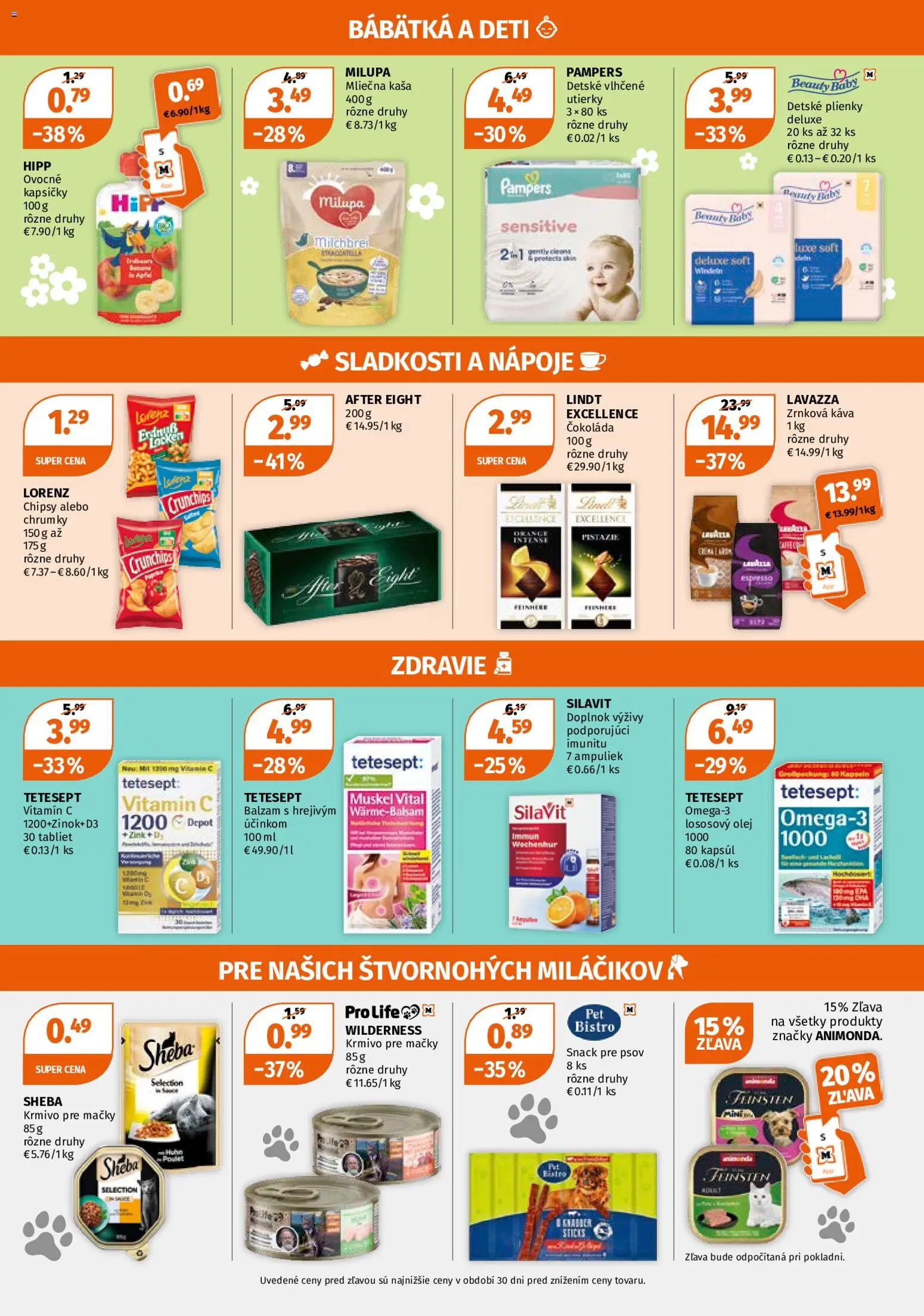 Nové Müller akcie – leták je platný od 15.10.2026 | Strana: 5 | Produkty: Kaša, Plienky, Utierky, Pampers
