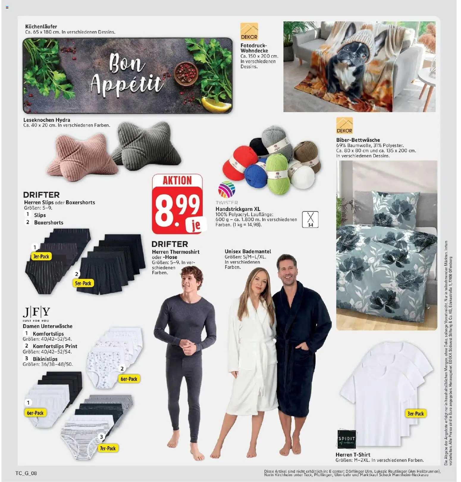 Marktkauf Prospekt Kirchheim (ab 12.10.2026) » Angebote online | Seite: 38 | Produkte: Hose, Unterwäsche, Bademantel
