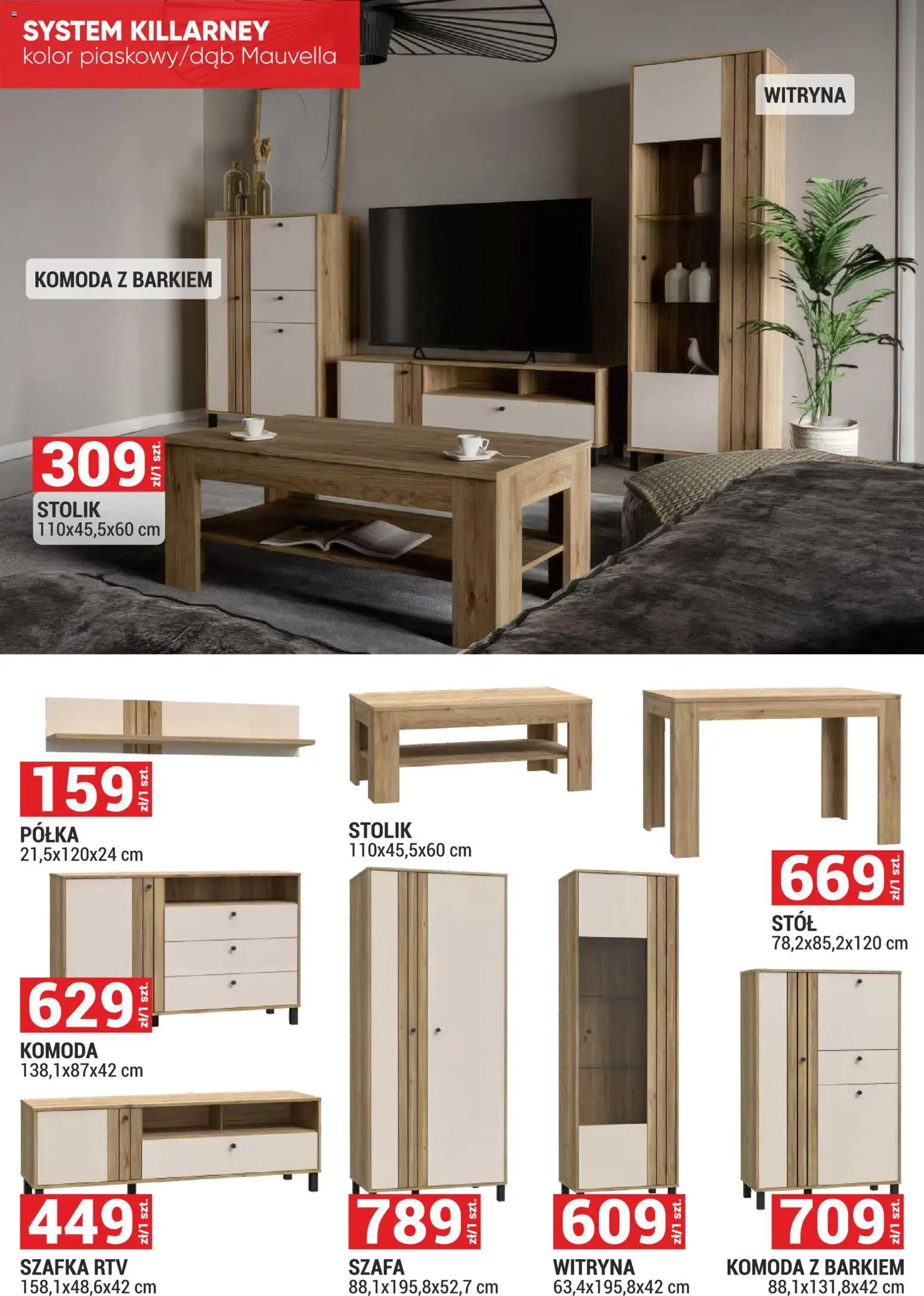 Merkury Market gazetka - Meble, Wypoczynki, Materace od 01.07.2026 | Strona: 10 | Produkty: Szafa, Półka, Stół, szafka RTV