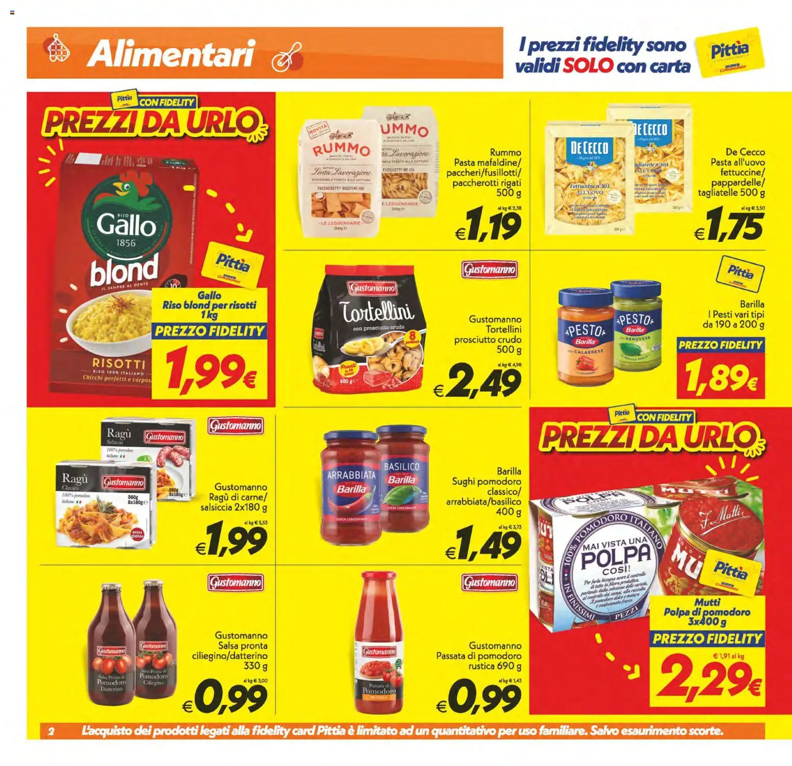 Volantino SuperConveniente del 13/10/2026 | Pagina: 2 | Prodotti: Pomodoro, Basilico, Salve, Mutti