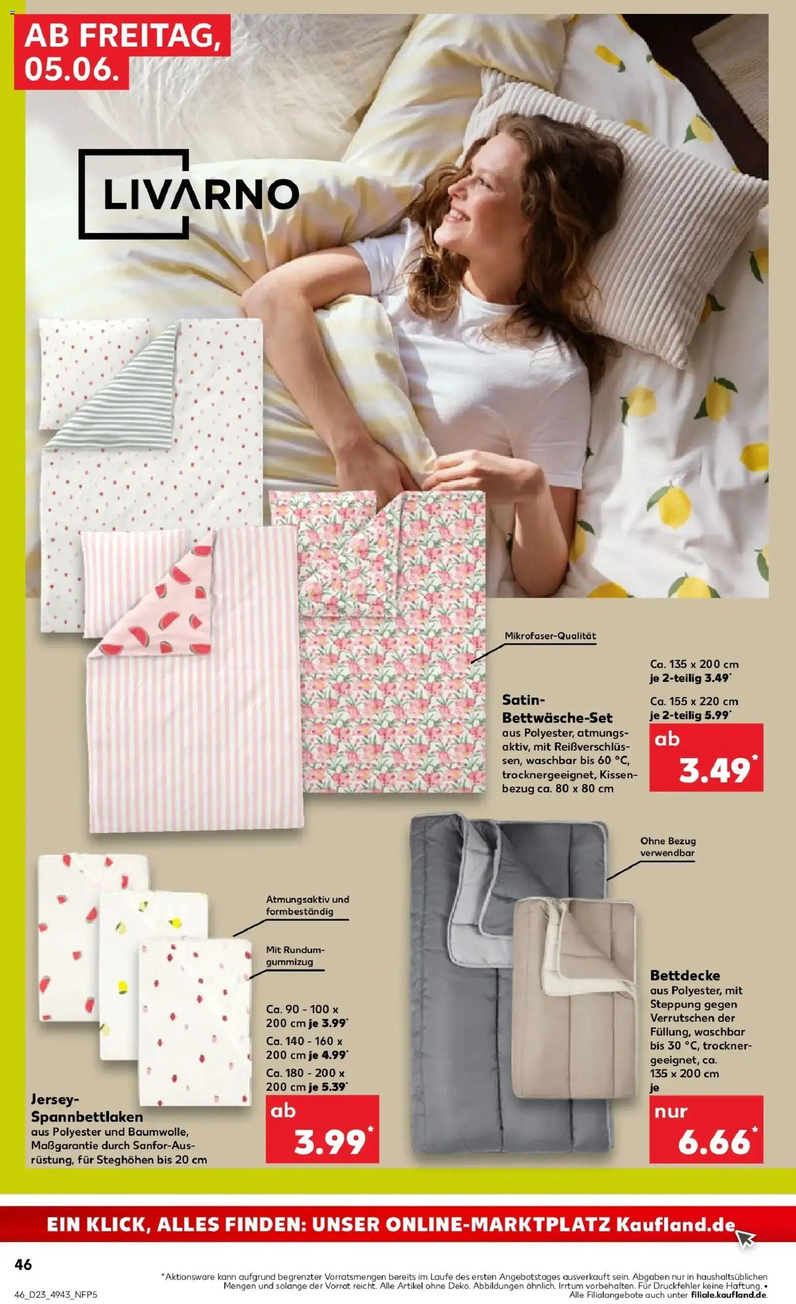 Kaufland Prospekt St. Ingbert – gültig ab 04.06.2026 | Seite: 46 | Produkte: Trockner, Kissen, Bettdecke