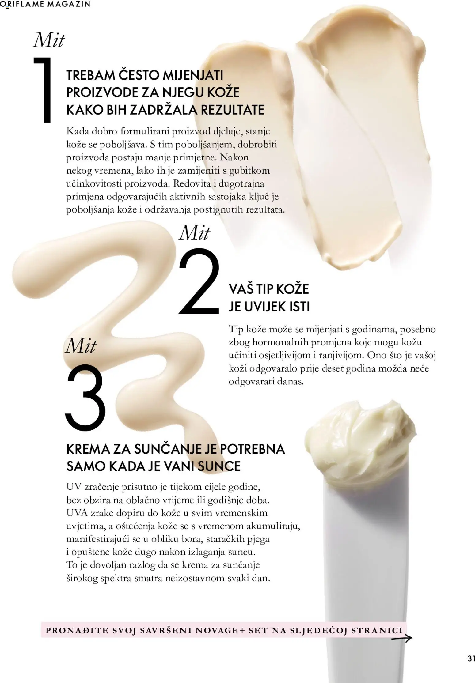 Oriflame katalog | vrijedi od 07.10.2026 | Stranica: 31 | Proizvodi: Krema za sunčanje, Krema