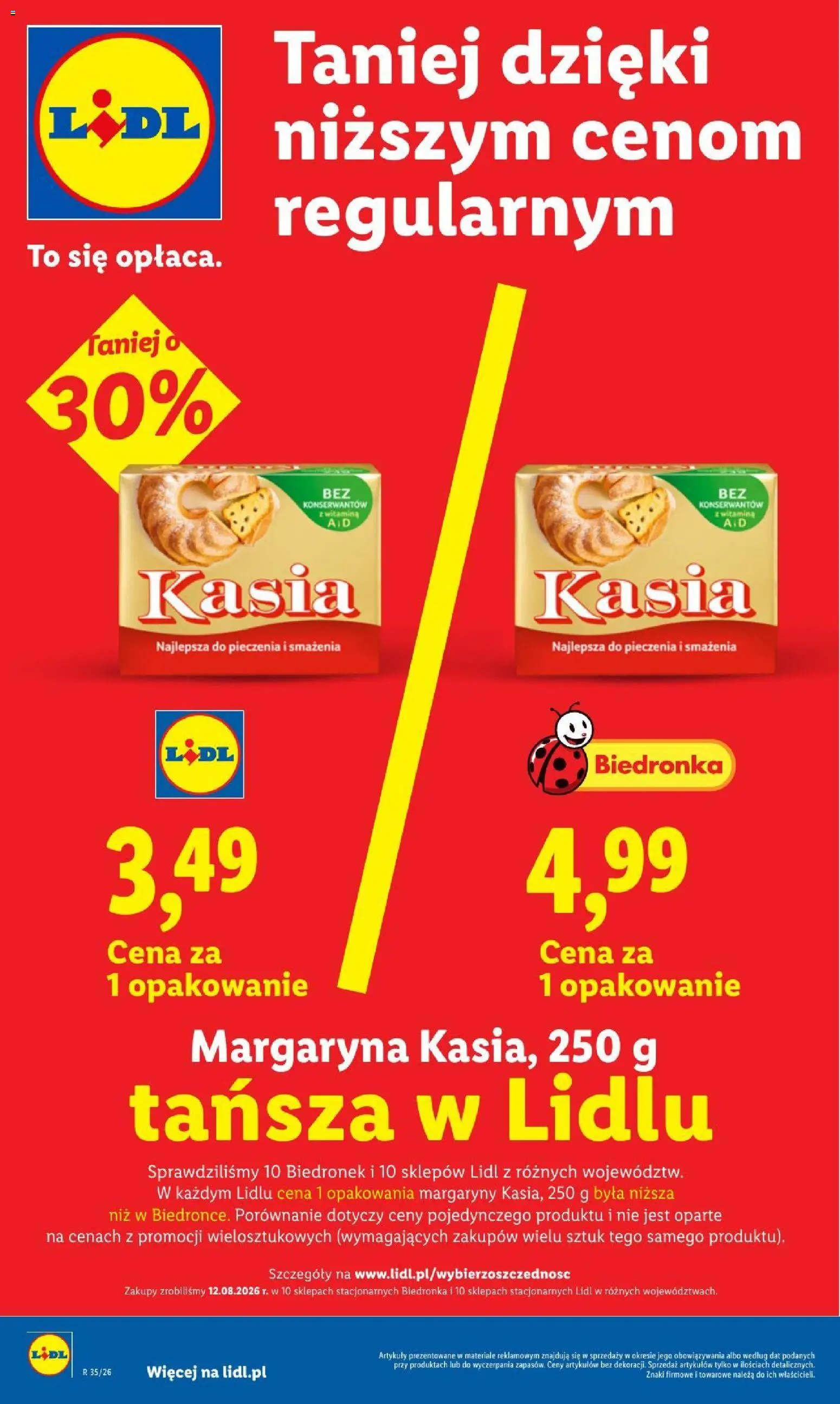 Lidl gazetka od 24.08.2026 | Strona: 4 | Produkty: Margaryna