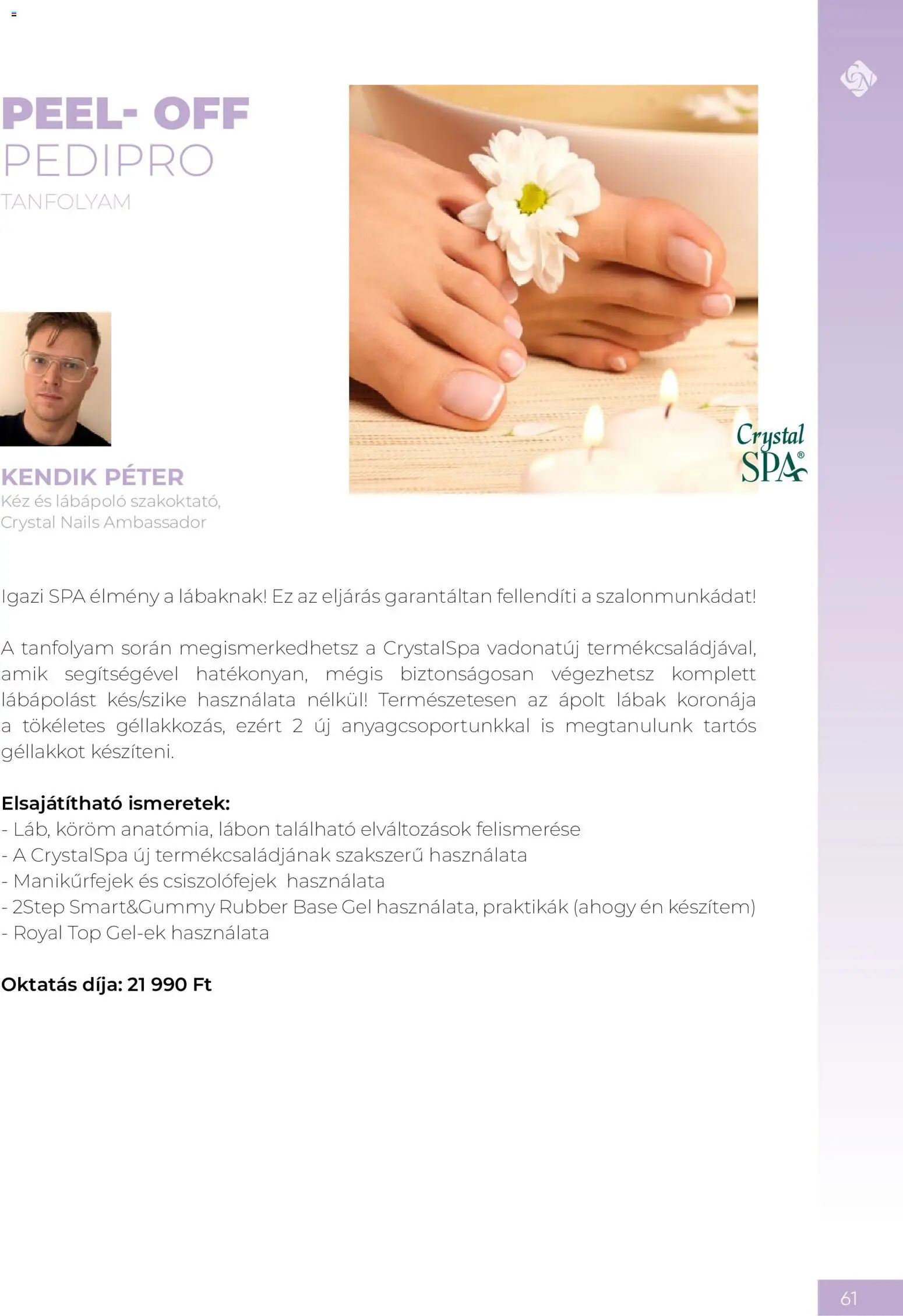 Crystal Nails akciós ujság - amely érvényes a következő dátumtól: 08.06.2026 | Oldal: 61