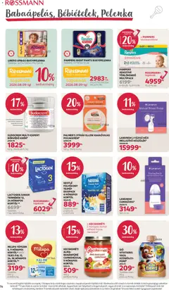 Rossmann akciós újság - amely érvényes a következő dátumtól: 2026.07.20. | Oldal: 16 | Termékek: Pampers, Gyümölcs, Alma, Pizsama