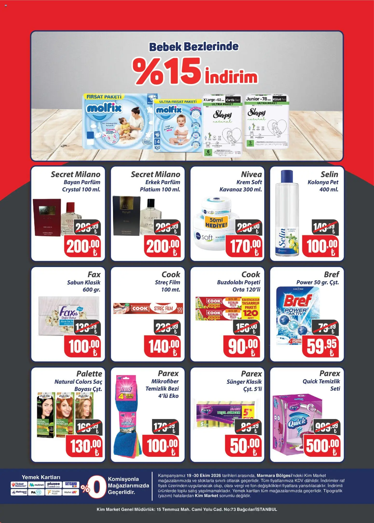 Kim Market Katalog - Marmara Insert - 19 Ekim 2026 tarihinden itibaren geçerlidir | Sayfa: 11 | Ürünler: Raf, Sabun, Parfüm, Buzdolabı
