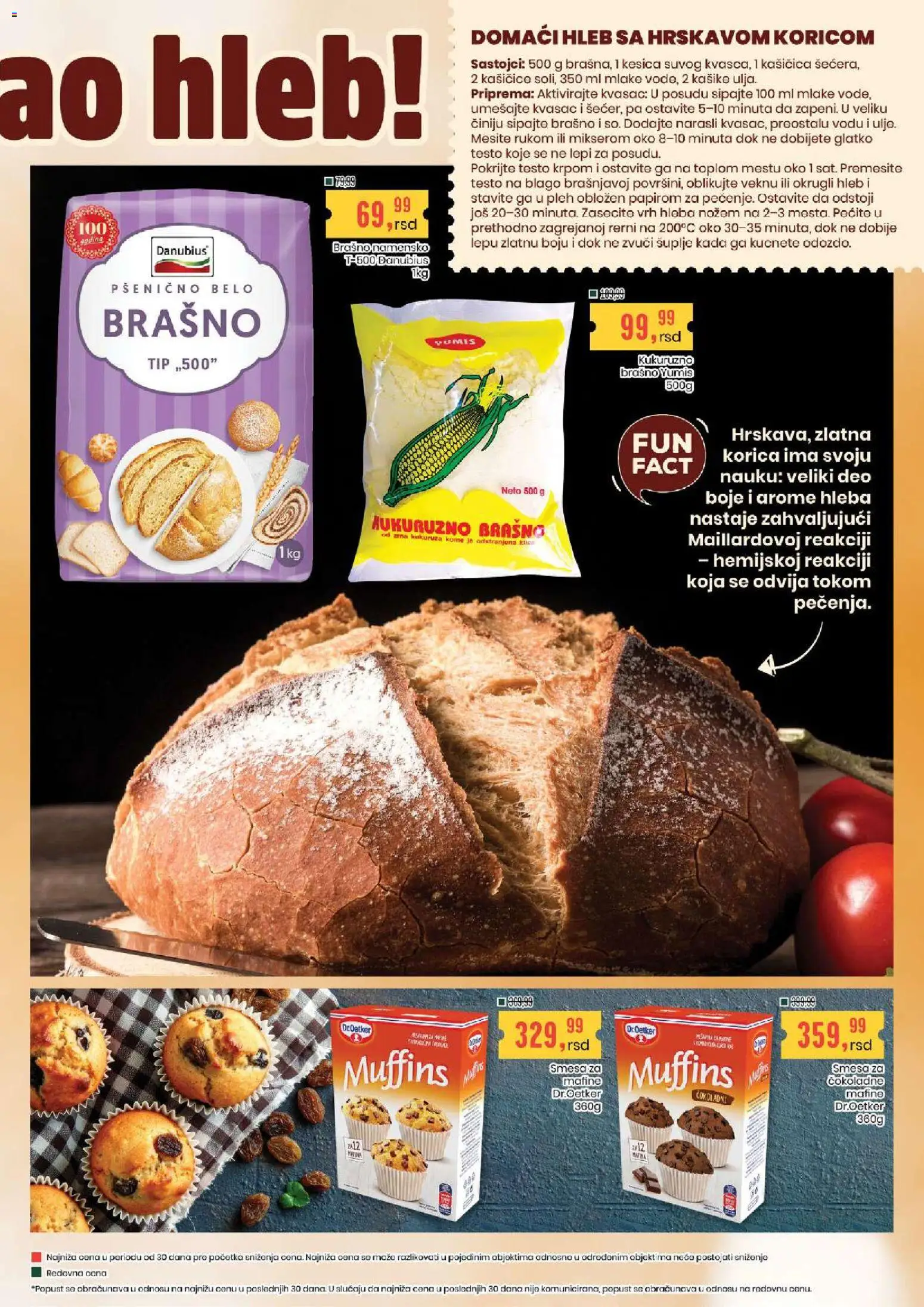 Aroma Market katalog - važi od 15.10.2026 | Strana: 11 | Proizvode: Kvasac, So, Brašno, Hleb