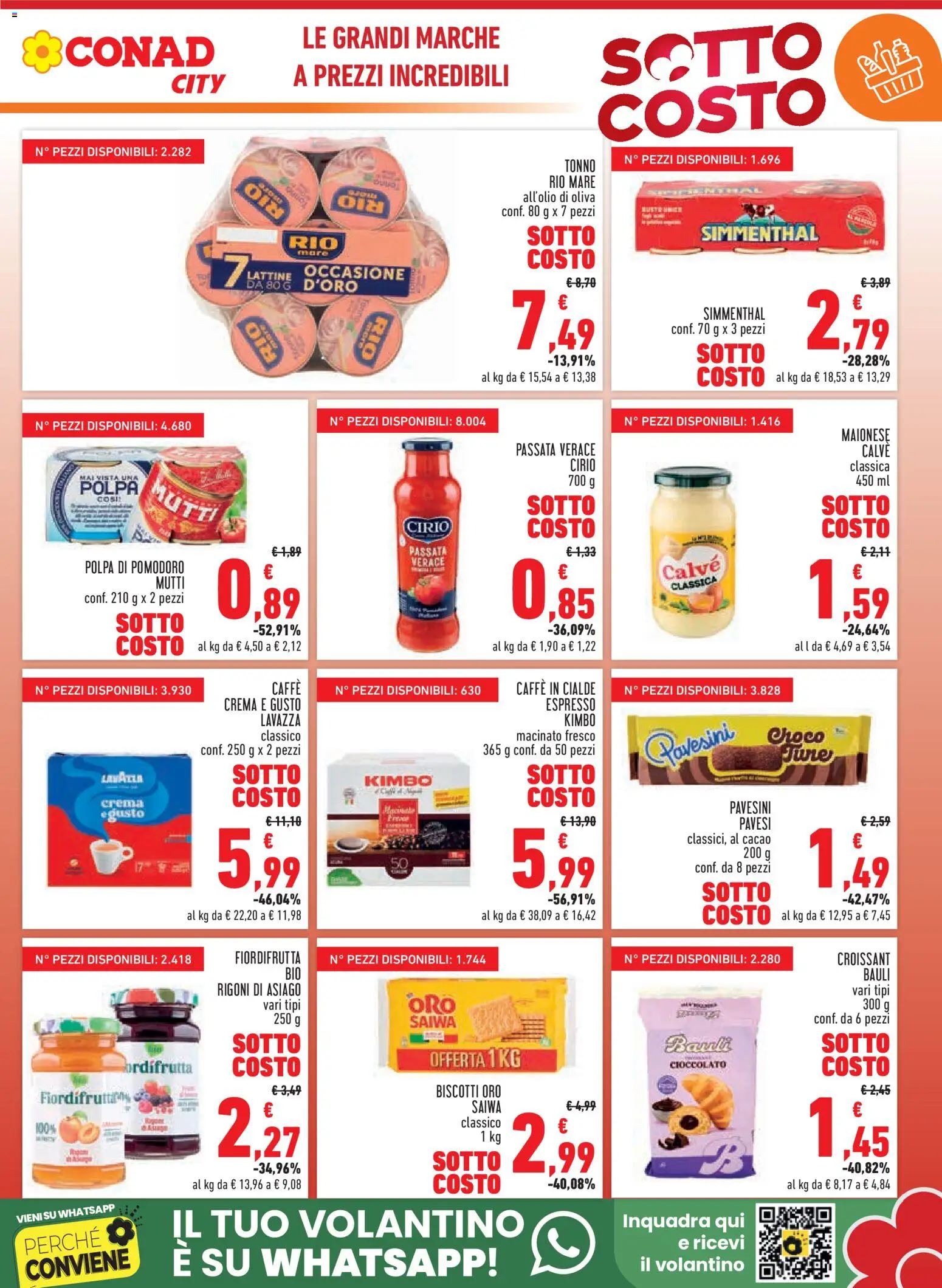Volantino Conad del 16/07/2026 | Pagina: 3 | Prodotti: Caffè, Pomodoro, Cacao, Macinato