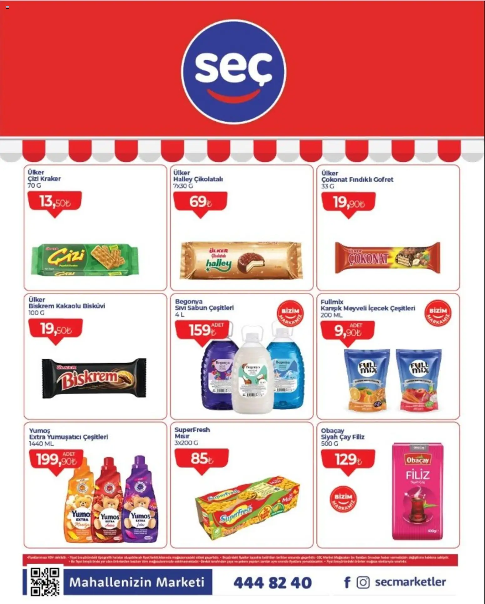 Seç Market Katalog - 24 Eylül 2026 tarihinden itibaren geçerlidir | Sayfa: 1 | Ürünler: Gofret, Fındıklı gofret, Çay, Mısır