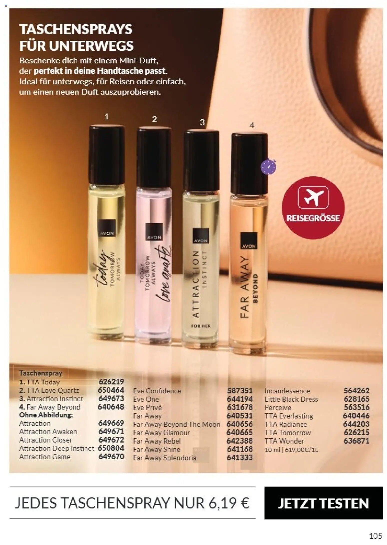 AVON Katalog September 2026 – gültig ab 01.09.2026 | Seite: 101 | Produkte: Duft, Handtasche