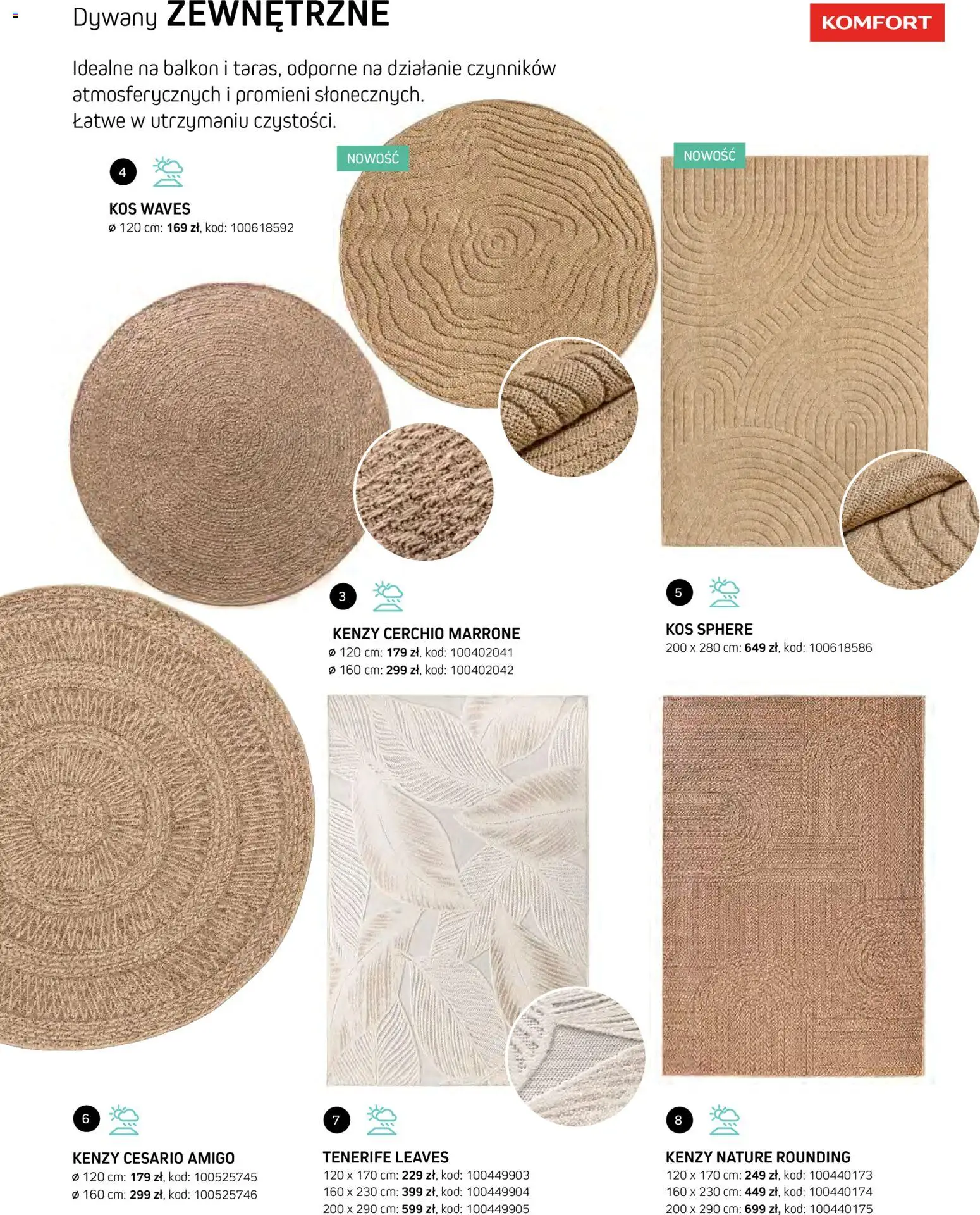 Komfort gazetka - Katalog dywanów od 07.10.2026 | Strona: 59 | Produkty: Dywany