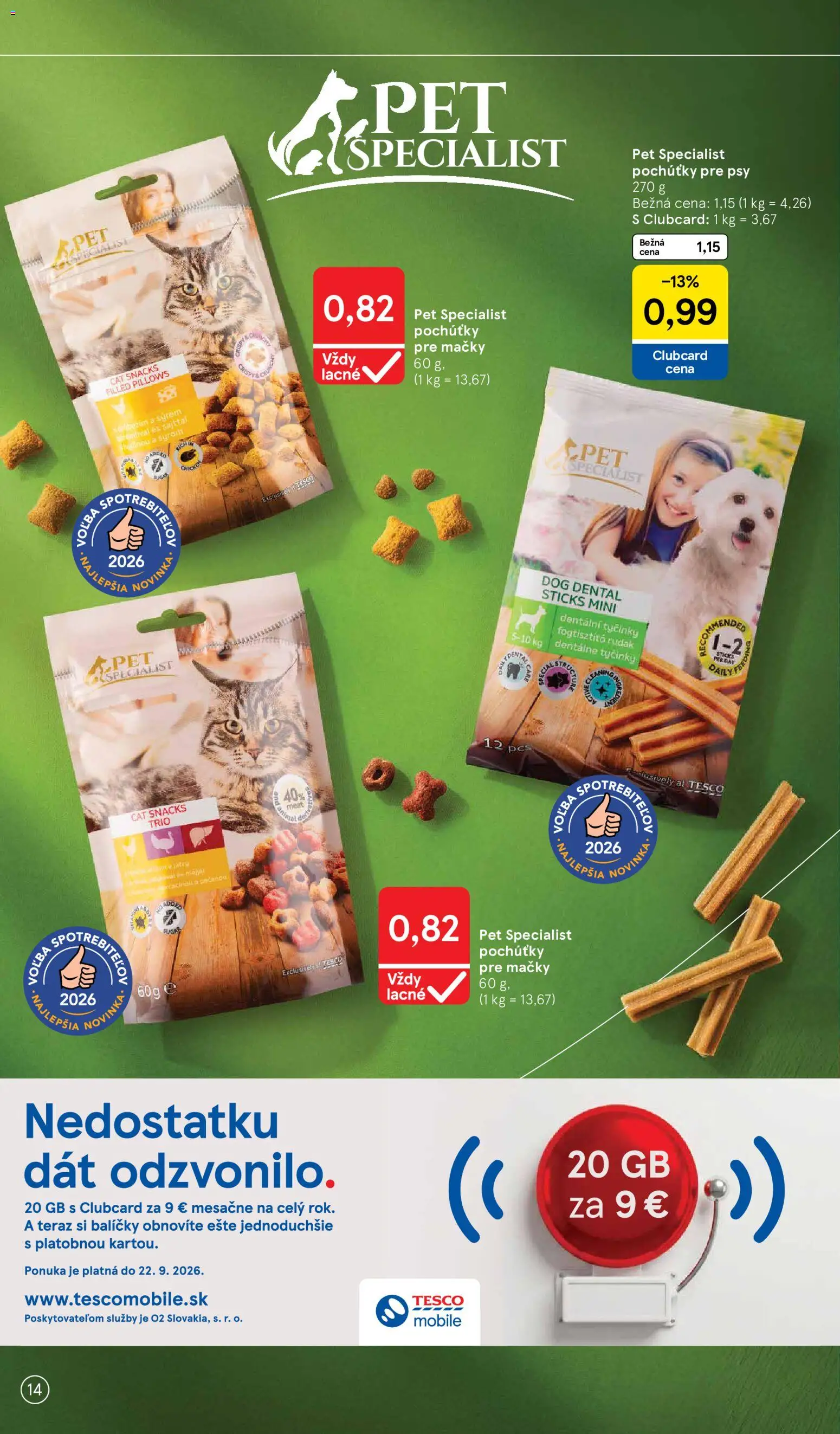 Nové Tesco akcie – leták je platný od 24.08.2026 | Strana: 14 | Produkty: PC