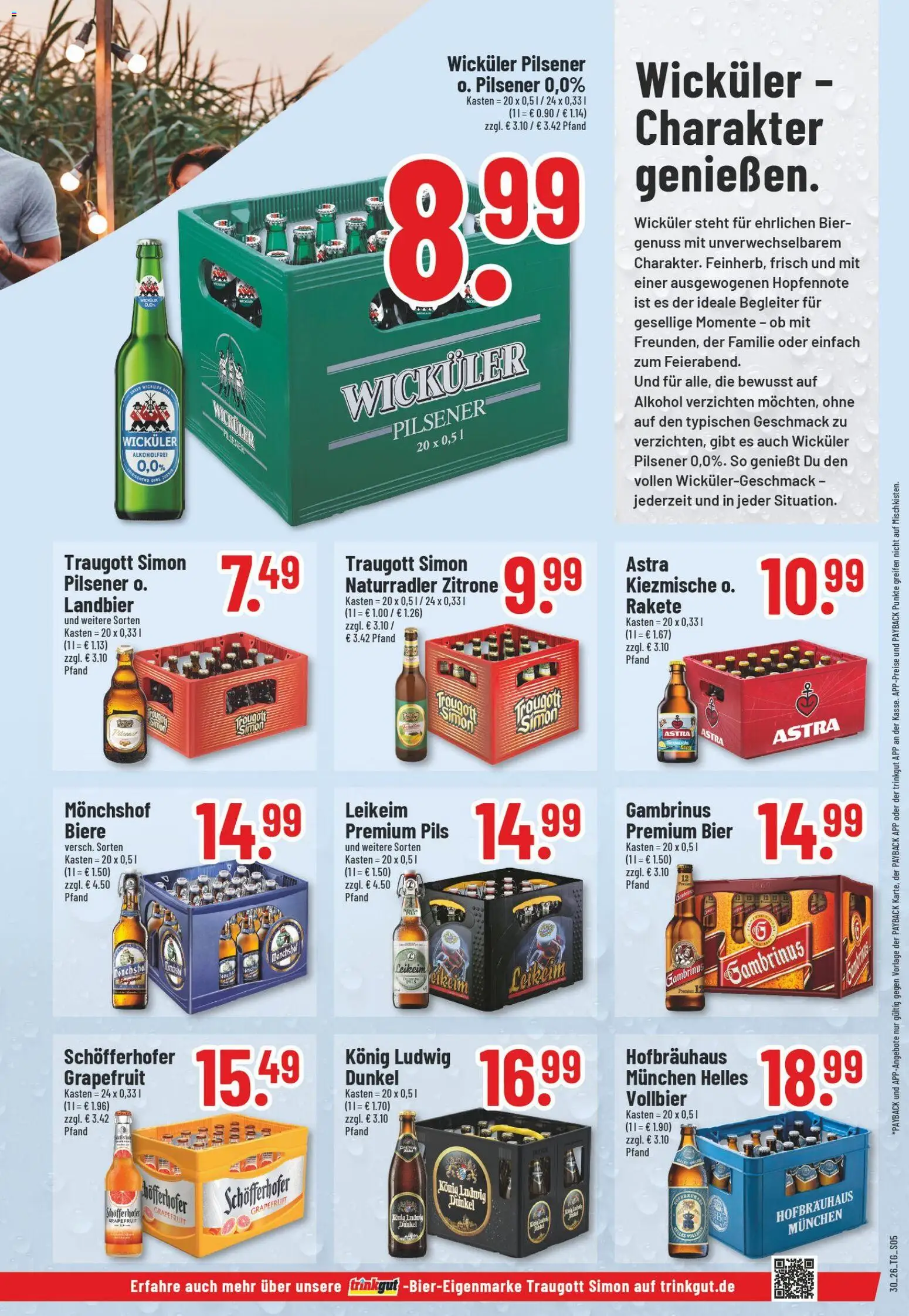Trinkgut Prospekt – gültig ab 20.07.2026 | Seite: 5 | Produkte: Bier, Pils, Astra, Grapefruit