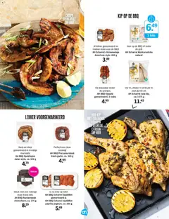 AH BBQ Scharrel kipdijfilet gemarineerd & AH BBQ Scharrel kipdijfilet paprika yoghurt, In no time op tafel. AH BBQ Scharrel kipdijfilet gemarineerd & AH BBQ Scharrel kipdijfilet paprika yoghurt, ca. 330 g - Voorbeeld van een folder van Albert Heijn, geldig van 08.04.2026 | Pagina: 73 | Producten: Citroen, Steak, Kész piskótalap, Grill