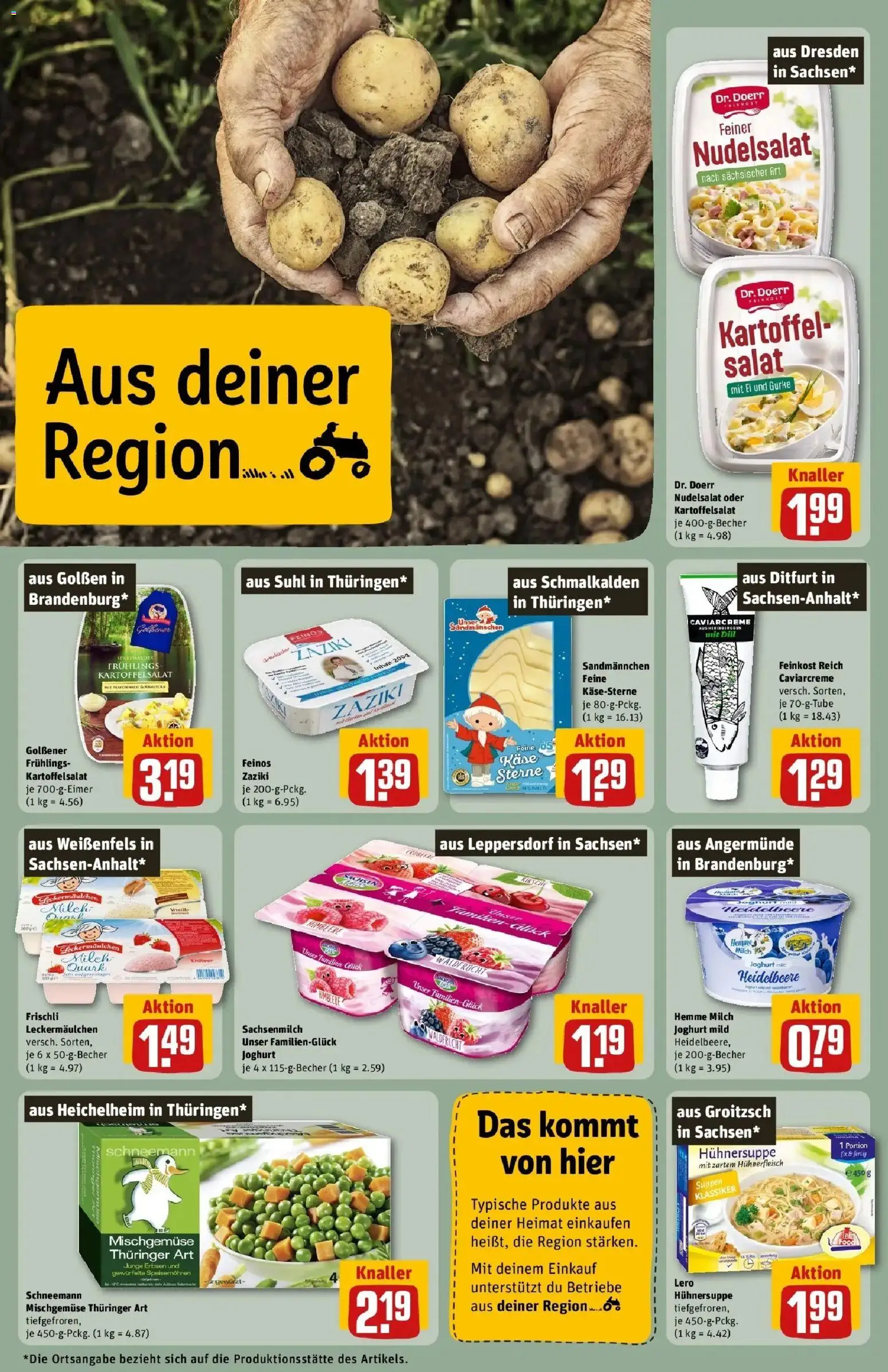 REWE Prospekt ab 28.09.2026 zum Blättern » Angebote | Seite: 28 | Produkte: Quark, Joghurt, Dill, Hühnerfleisch