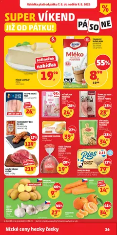 Náhled letáku TRVANLIVÉ MLÉKO BONI plnotučné, 3,5 % tuku, 1 l od 05.08.2026 | Strana: 26