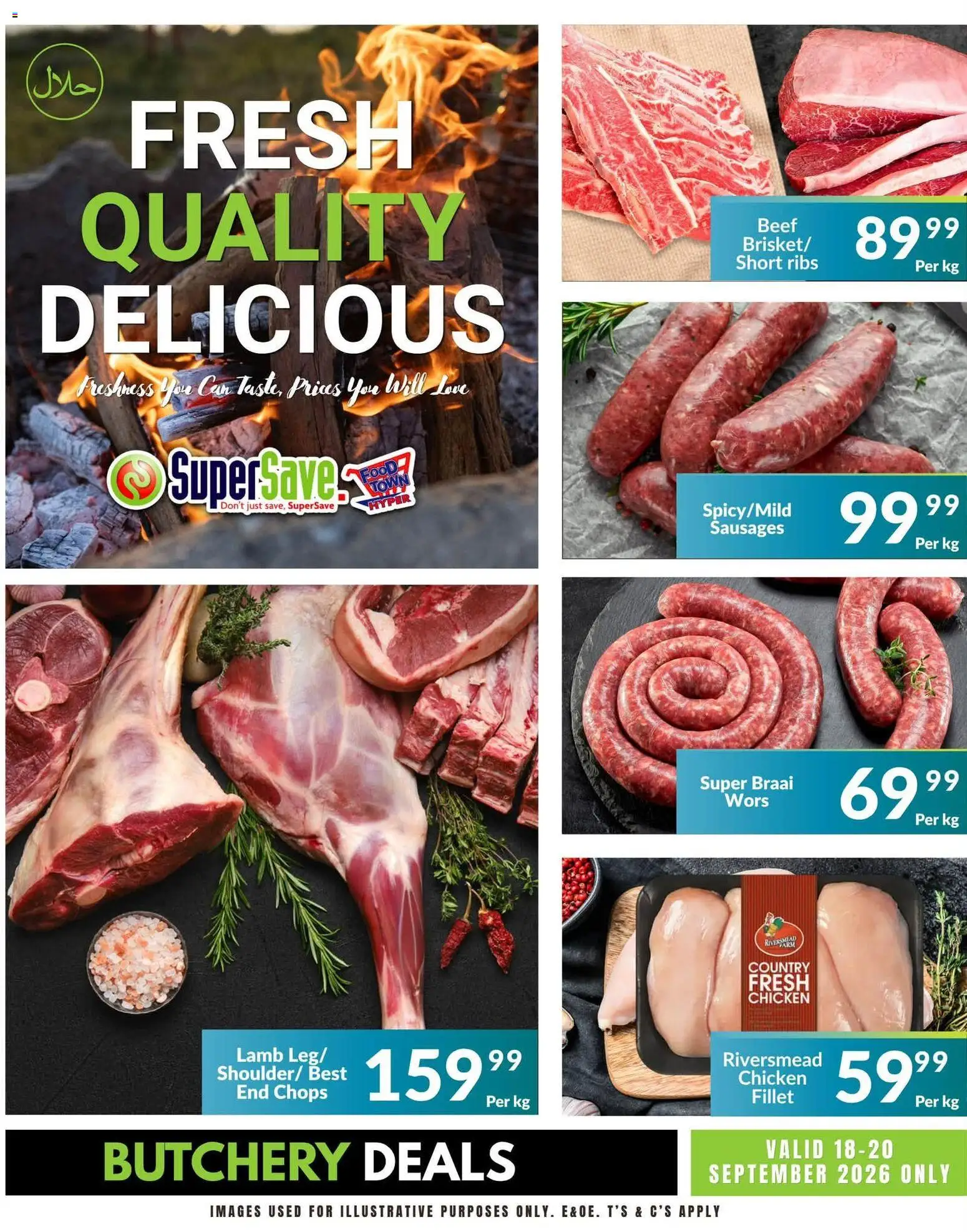 New Super Save catalogue – valid from 18/09/2026 | Page: 1 | Products: Ribs, Chicken, Beef, Fillet