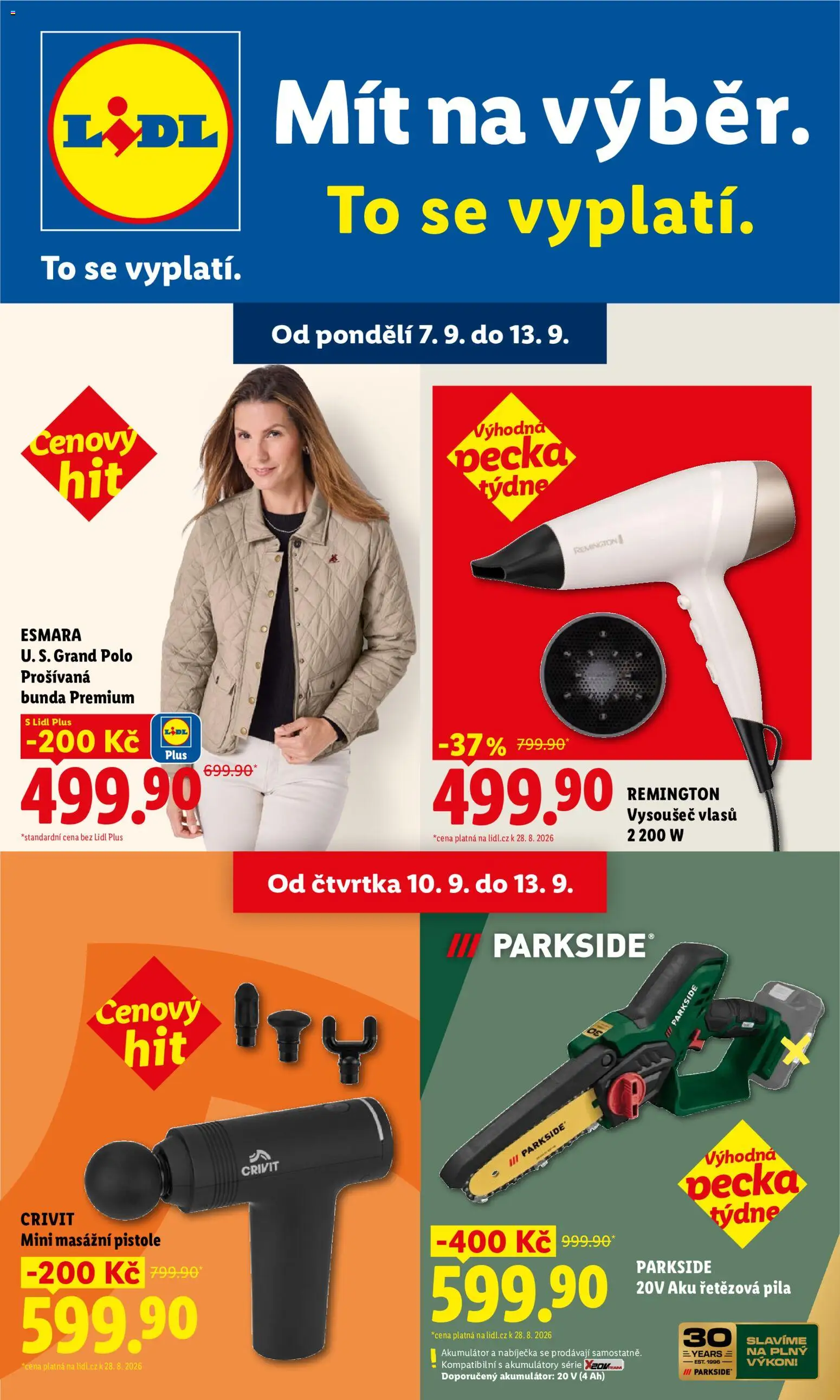 Lidl leták - Spotřební zboží od 07.09.2026 | Strana: 1