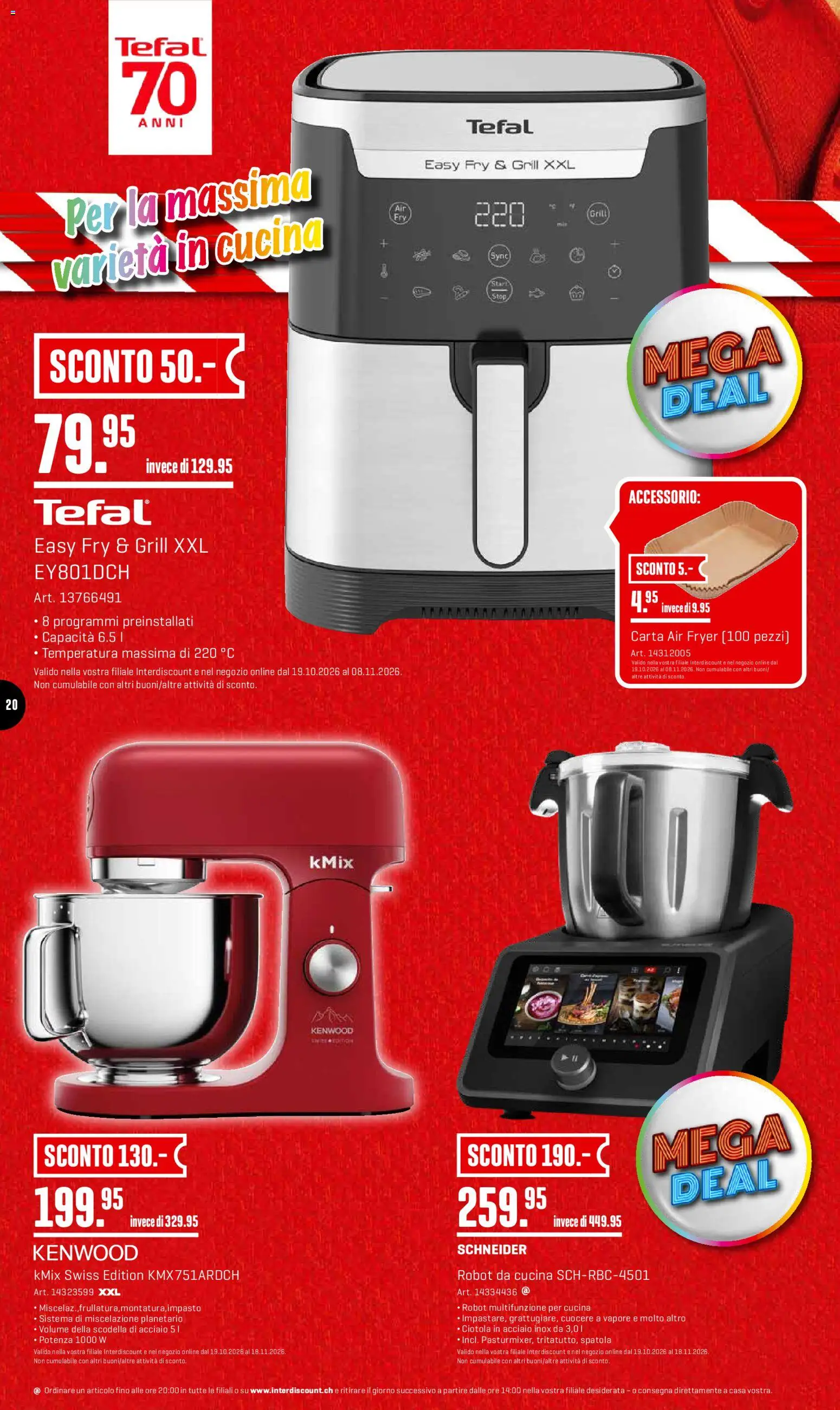 Interdiscount aktionen IT – gültig ab 19.10.2026 | Seite: 20 | Produkte: Grill