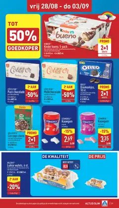VALERIE® Luikse wafels, 6 st., met parelsuiker (23 %) en boter (6 %), individueel verpakt - Voorbeeld van een folder van Aldi, geldig van 24/08/2026 | Pagina: 31