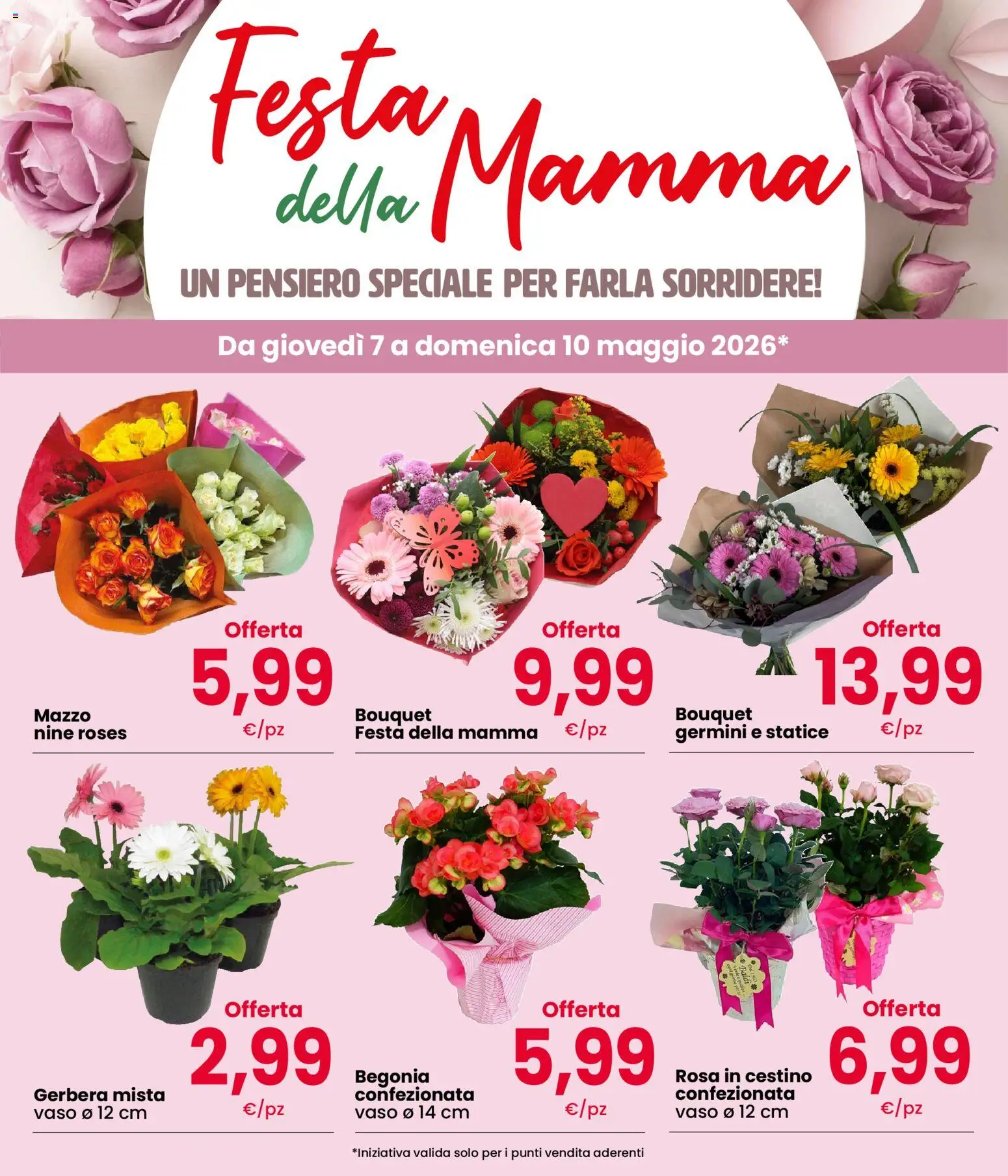 Volantino Interspar del 07.05.2026 | Pagina: 4 | Prodotti: Cestino, Vaso