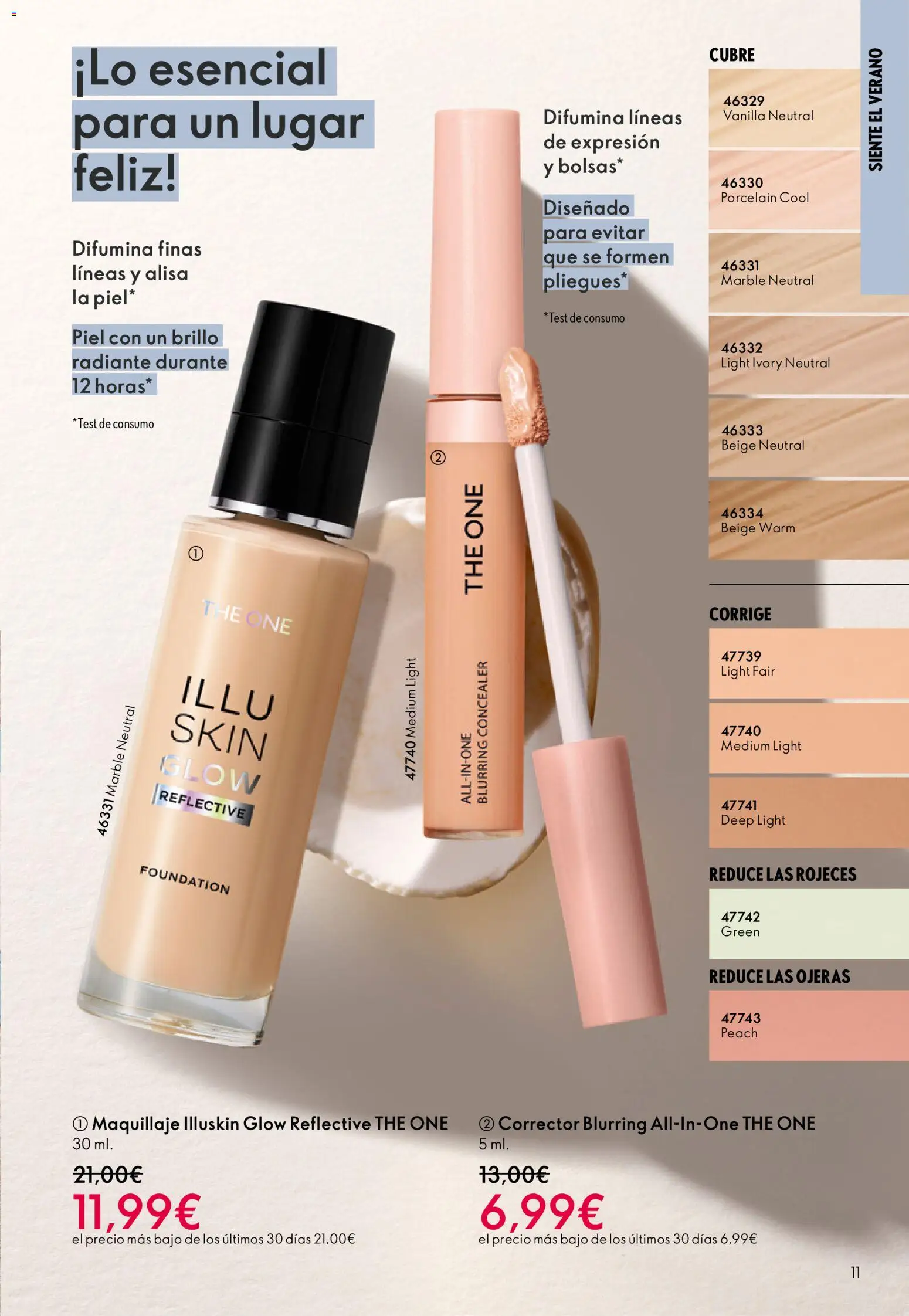 Oriflame - Catálogo Campaña 8 │ válido desde el 03.06.2026 | Página: 11 | Productos: Maquillaje, Corrector
