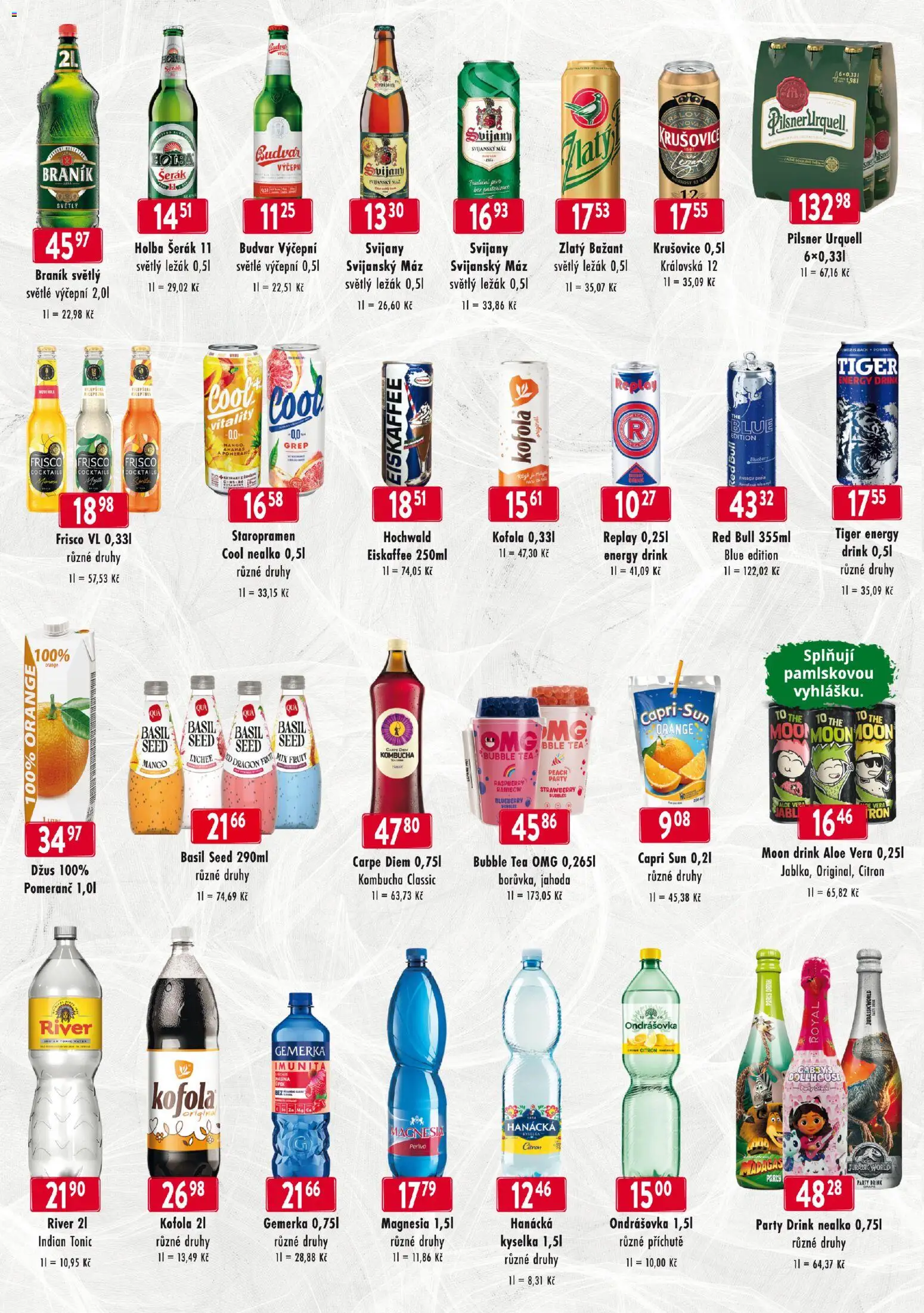 Astur & Qanto leták - cash&carry Jeseník, Krnov od 01.10.2026 | Strana: 4 | Produkty: Tonic Water, Citron, Red Bull, Holba šerák 11