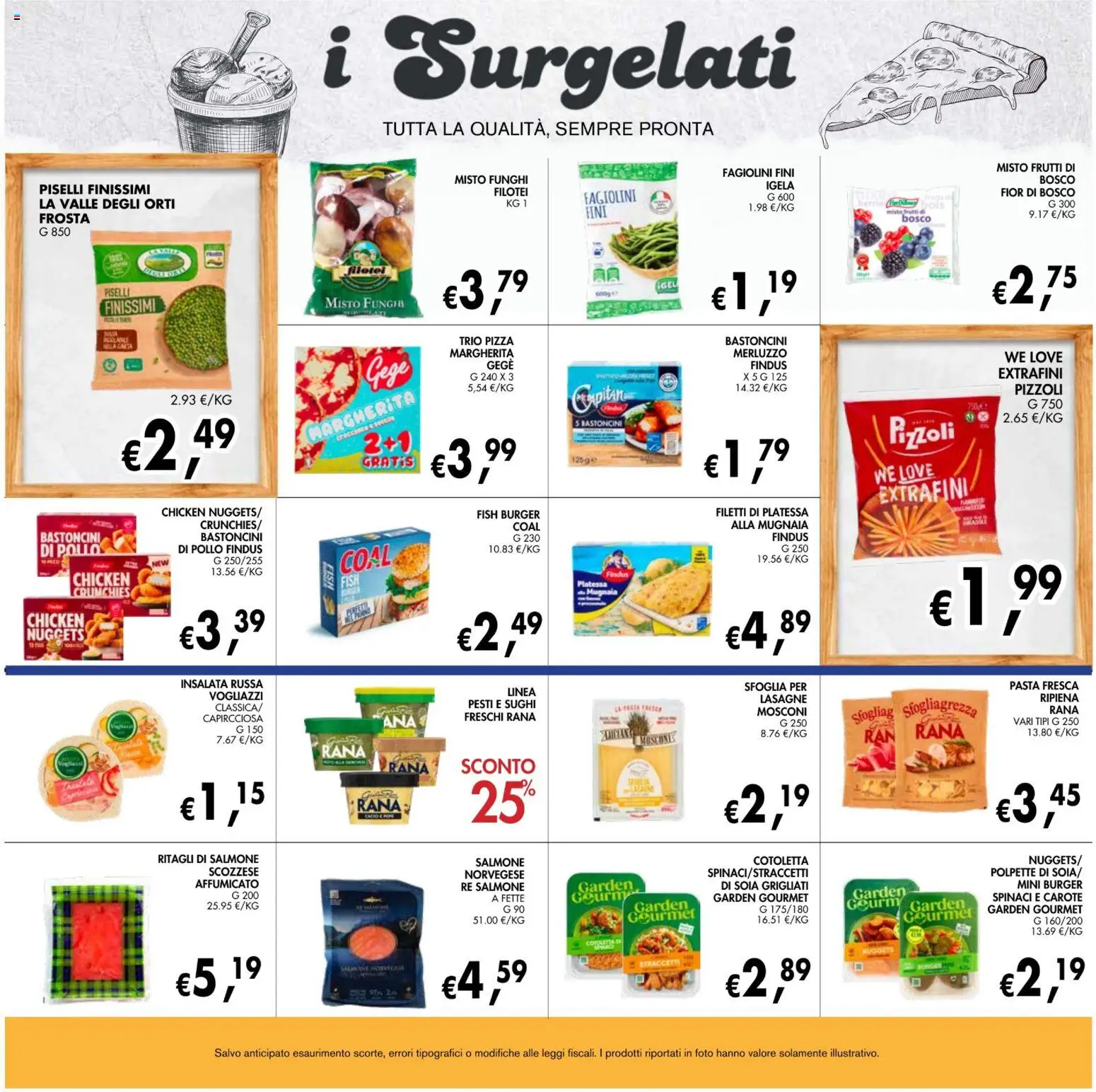 Volantino Coal del 02/07/2026 | Pagina: 9 | Prodotti: Merluzzo, Funghi, Spinaci, Insalata russa