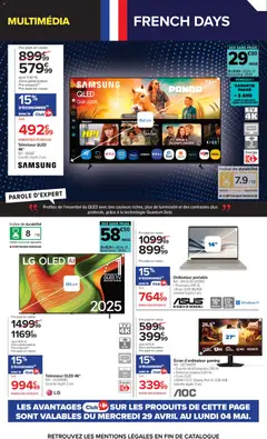 Carrefour - Prévisualisation de Carrefour Faite entrer la nouveauté à la maison valide à partir de 28.04.2026 | Page: 8 | Produits: Ordinateur, Orange, Ordinateur portable, Portable