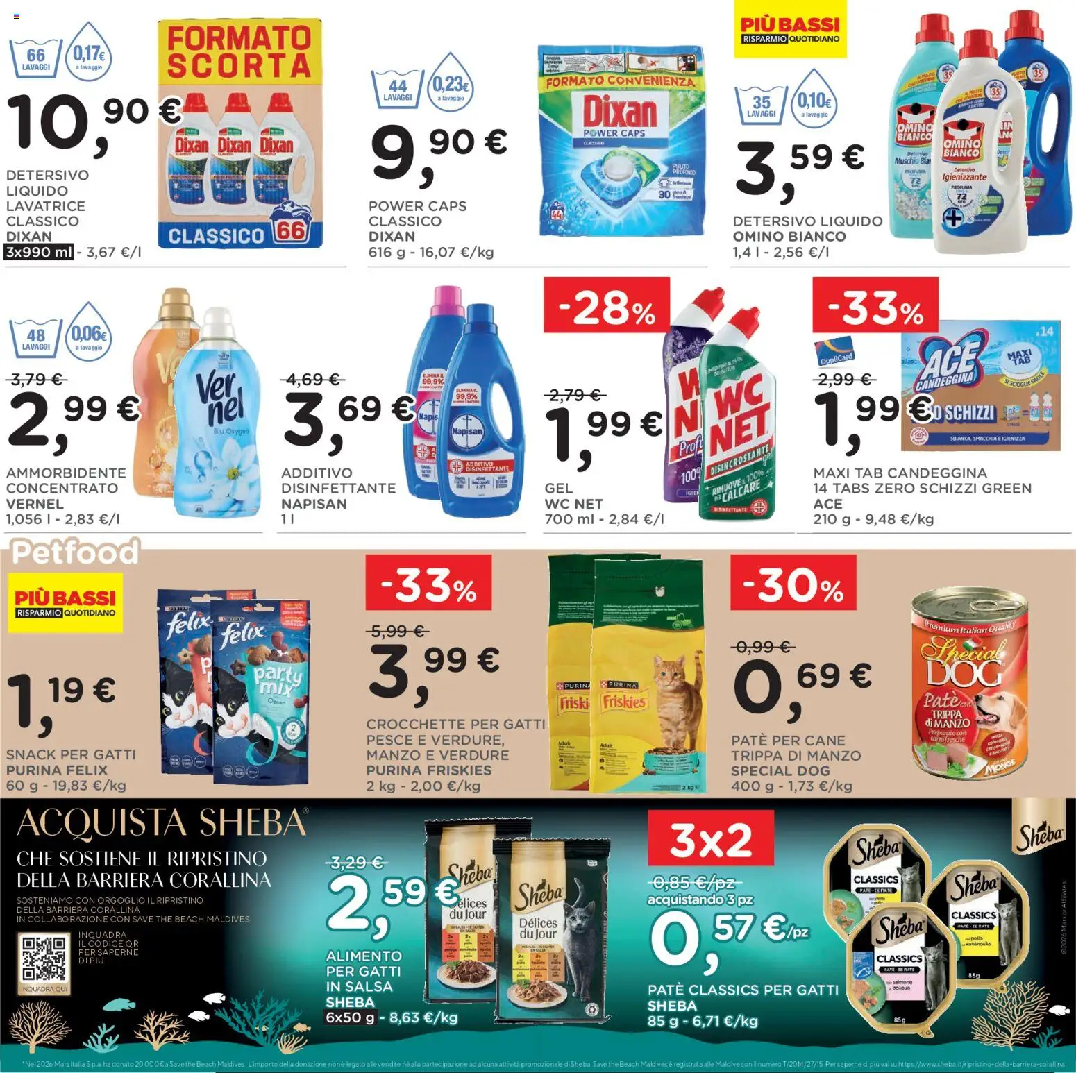Volantino Poli del 15/07/2026 | Pagina: 31 | Prodotti: Ammorbidente, Pesce, Crocchette, WC