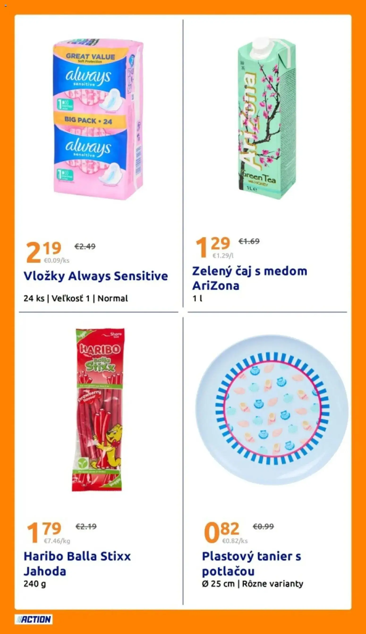 Nové Action akcie – leták je platný od 17.06.2026 | Strana: 24 | Produkty: Čaj