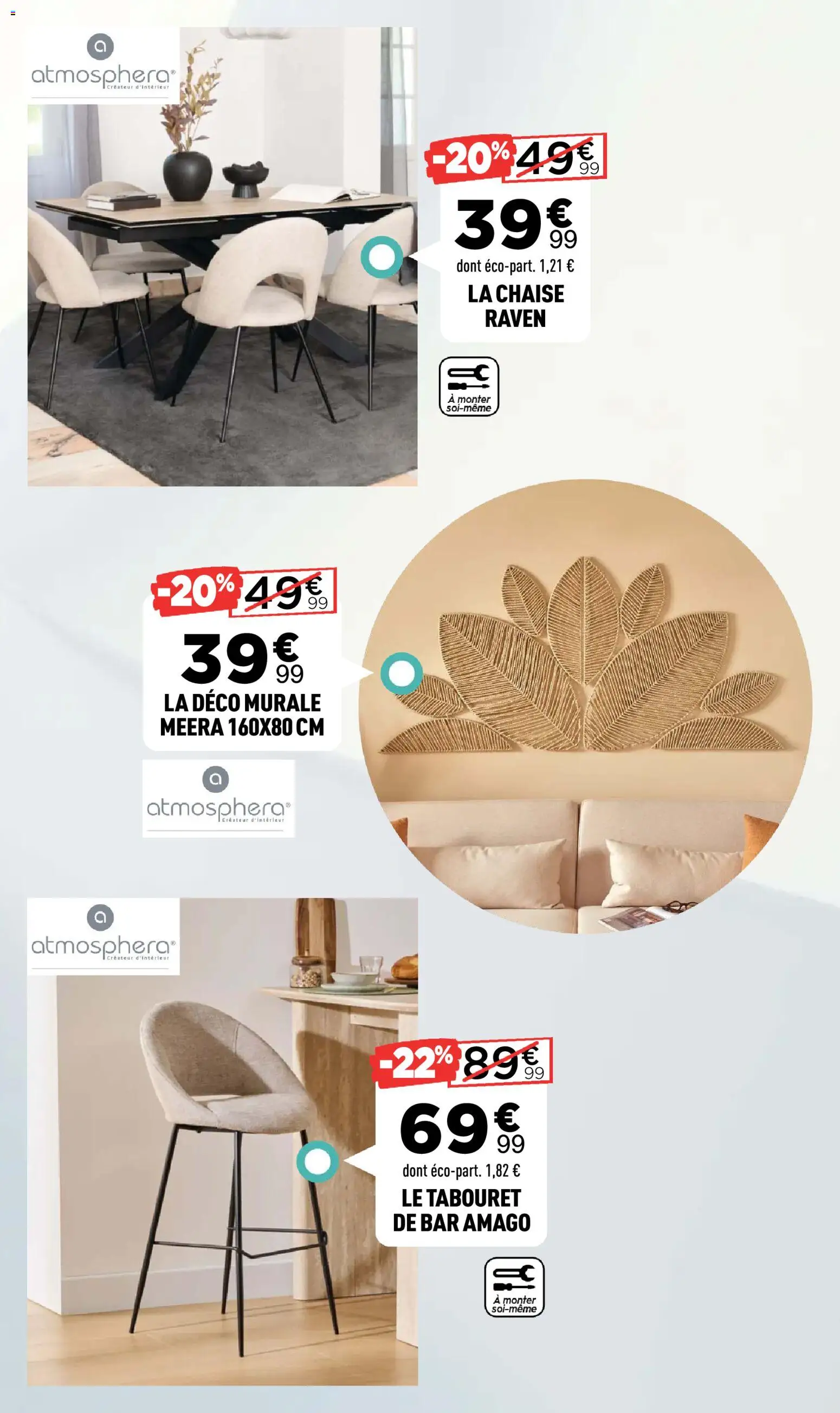 {H1} | Page: 9 | Produits: Le tabouret, Tabouret de bar, Chaise