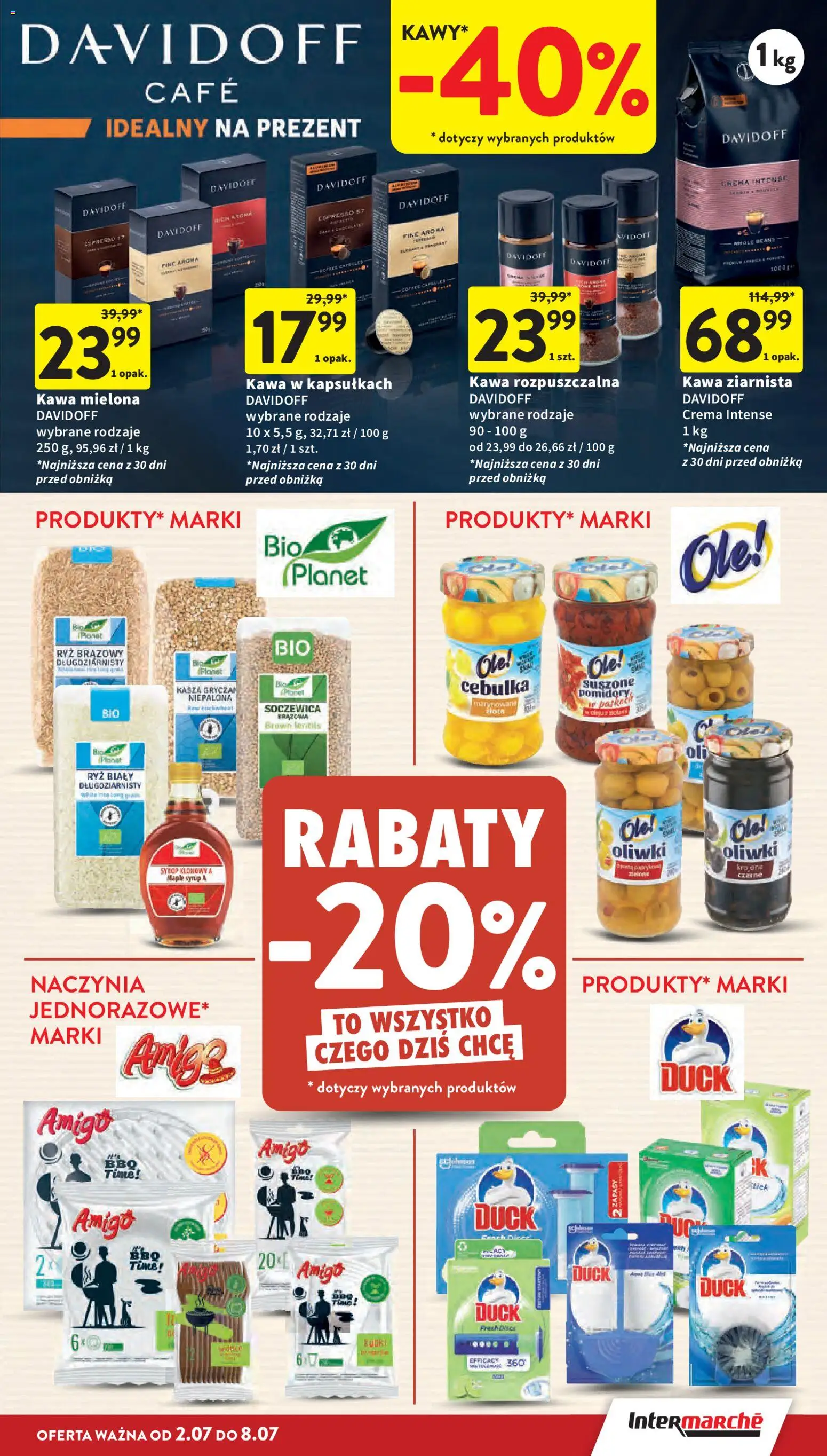 Intermarche gazetka od 02.07.2026 | Strona: 7 | Produkty: Syrop klonowy, Kawa rozpuszczalna, Kawa, Ryż