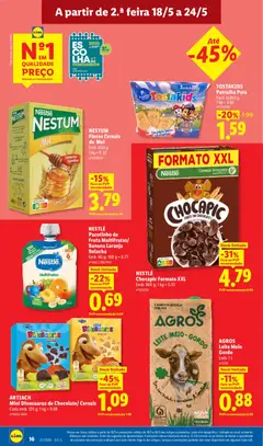 Pré-visualização NESTUM Flocos Cereais de Mel, Flocos Cereais de Mel Emb. 600 g válido de 18.05.2026 | Página: 16