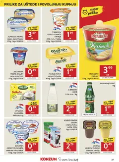 Konzum Katalog - Pregled kataloga iz trgovine Konzum, vrijedi od 14.10.2026 | Stranica: 27