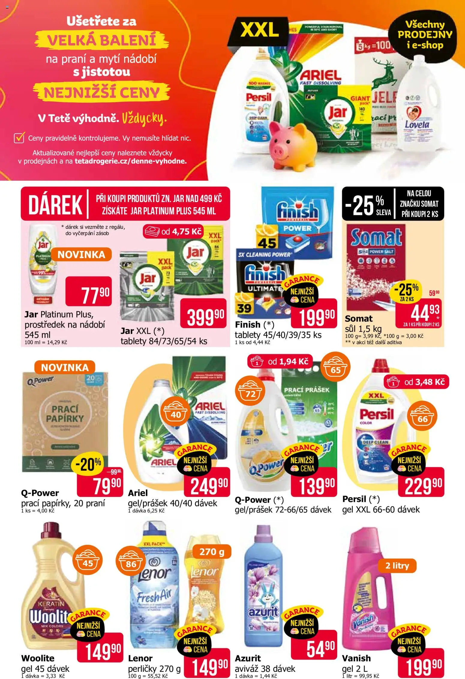 TETA Drogerie leták od 21.10.2026 | Strana: 17 | Produkty: Nádobí, Somat, Jar, Sůl