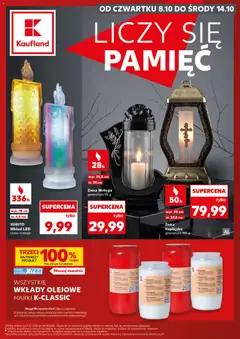 Náhled letáku Kaufland Polsko leták - Katalog znicze od 08.10.2026