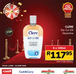 Jumbo specials catalogue – valid from 01.06.2026 | Page: 4 | Products: Tissue oil, Oil