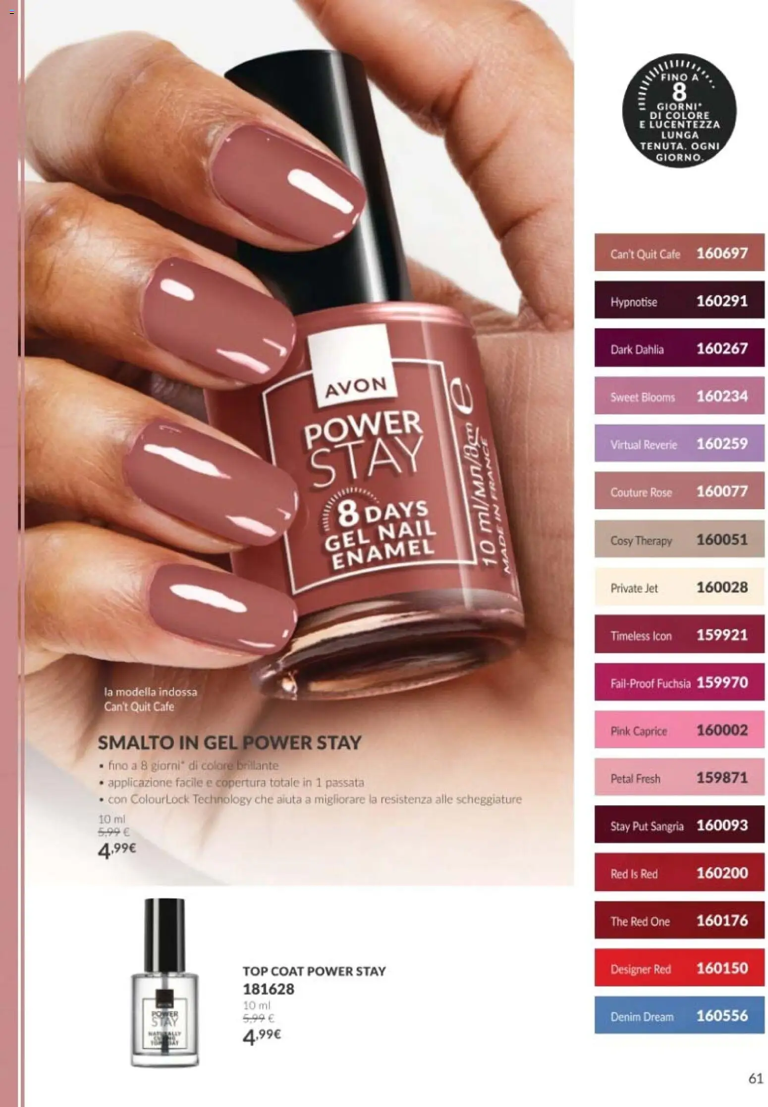 Volantino Avon del 01/10/2026 | Pagina: 61 | Prodotti: Top, The