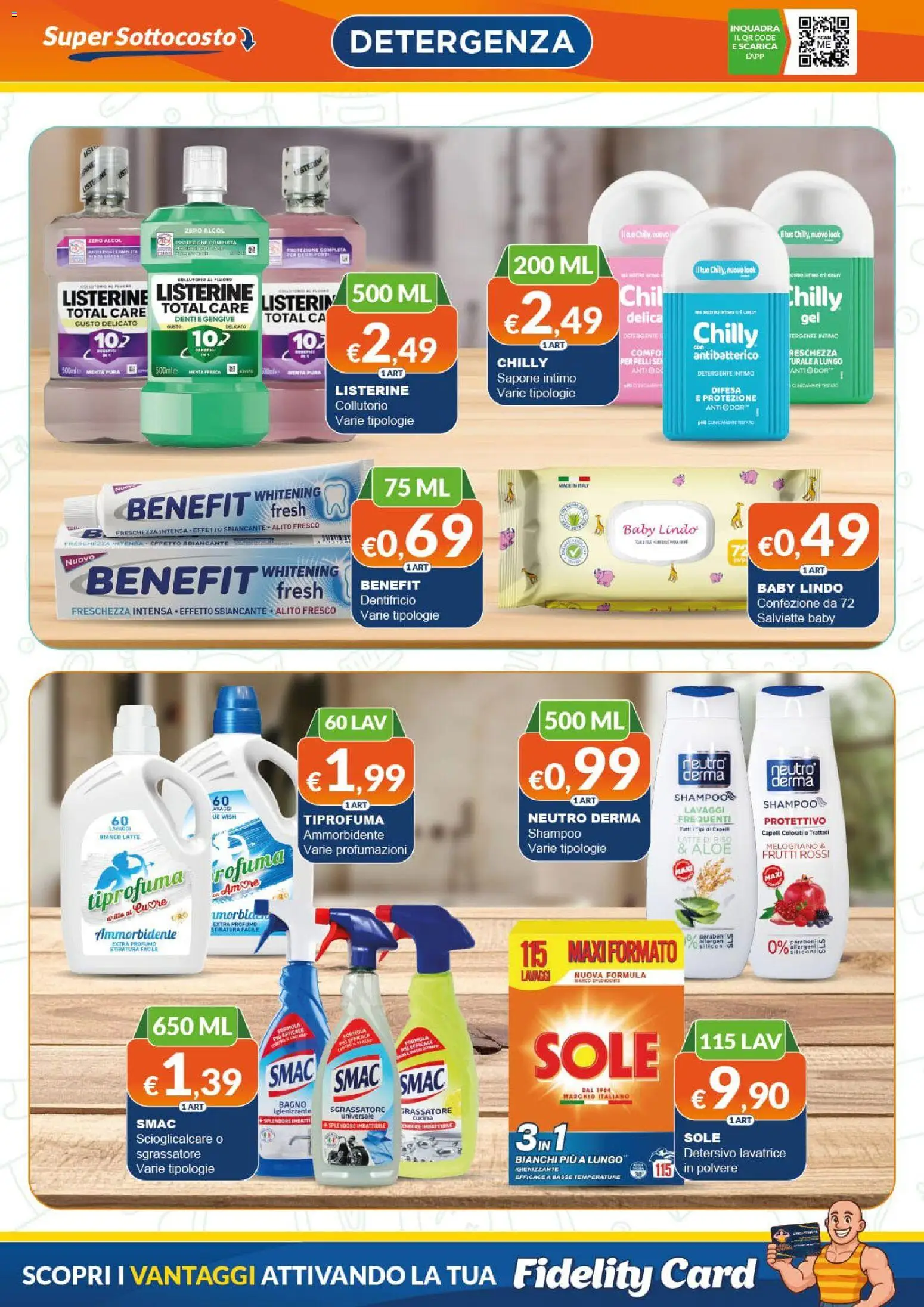 Volantino Mister Risparmio del 25/06/2026 | Pagina: 3 | Prodotti: Collutorio, Detergente intimo, Detergente, Sgrassatore