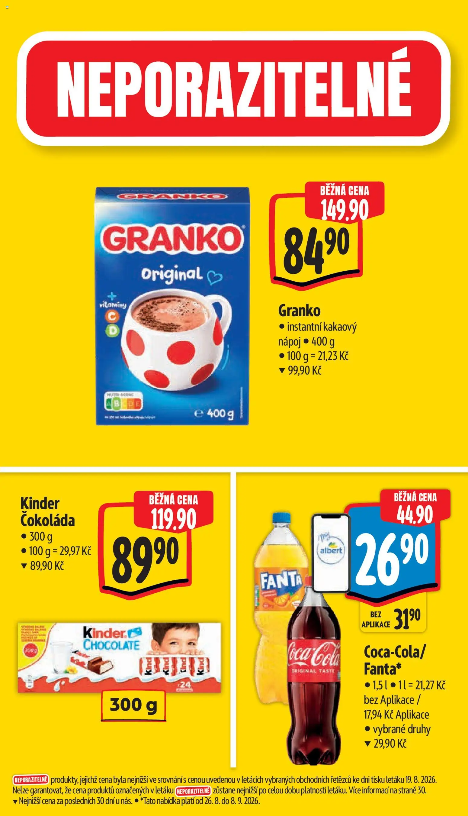 Albert leták - Hypermarket - Strakonice od 26.08.2026 | Strana: 5