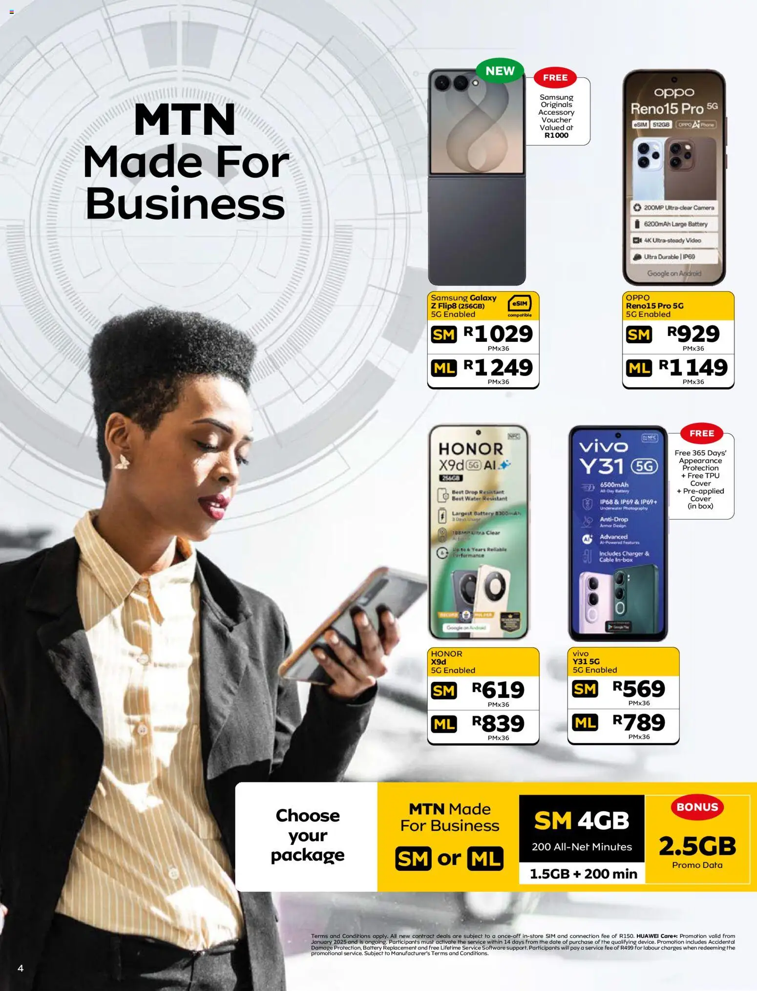 New MTN catalogue – valid from 07/08/2026 | Page: 4 | Products: Data, Phone, Cable, Water
