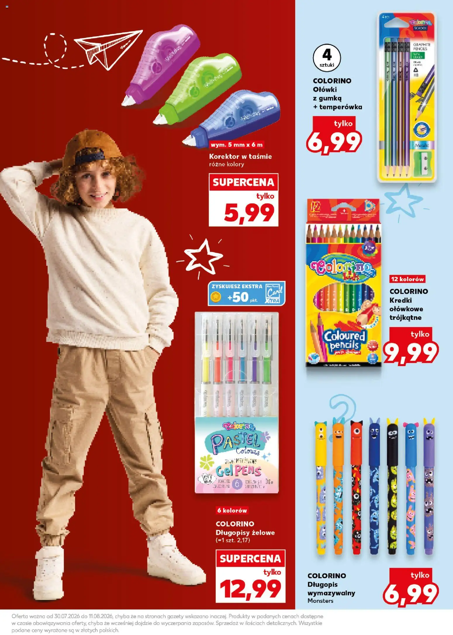Kaufland Polsko leták - Nowy rok szkolny od 30.07.2026 | Strana: 7 | Produkty: Korektor