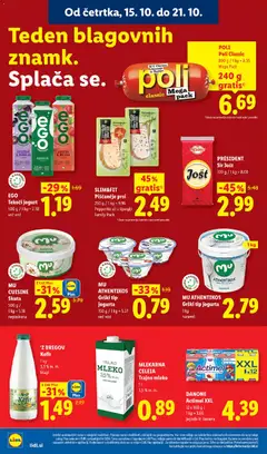 Lidl katalog akcije – veljaven od 15.10.2026 | Stran: 6 | Izdelki: Šparglji, Sir, Jogurt, Skuta