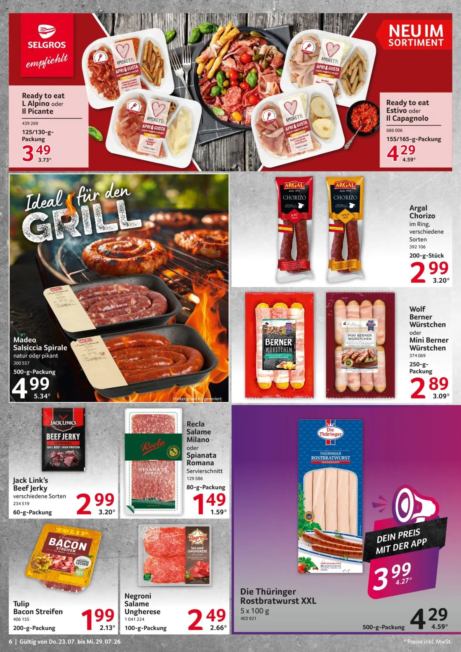 Selgros Prospekt – gültig ab 23.07.2026 | Seite: 6 | Produkte: Grill