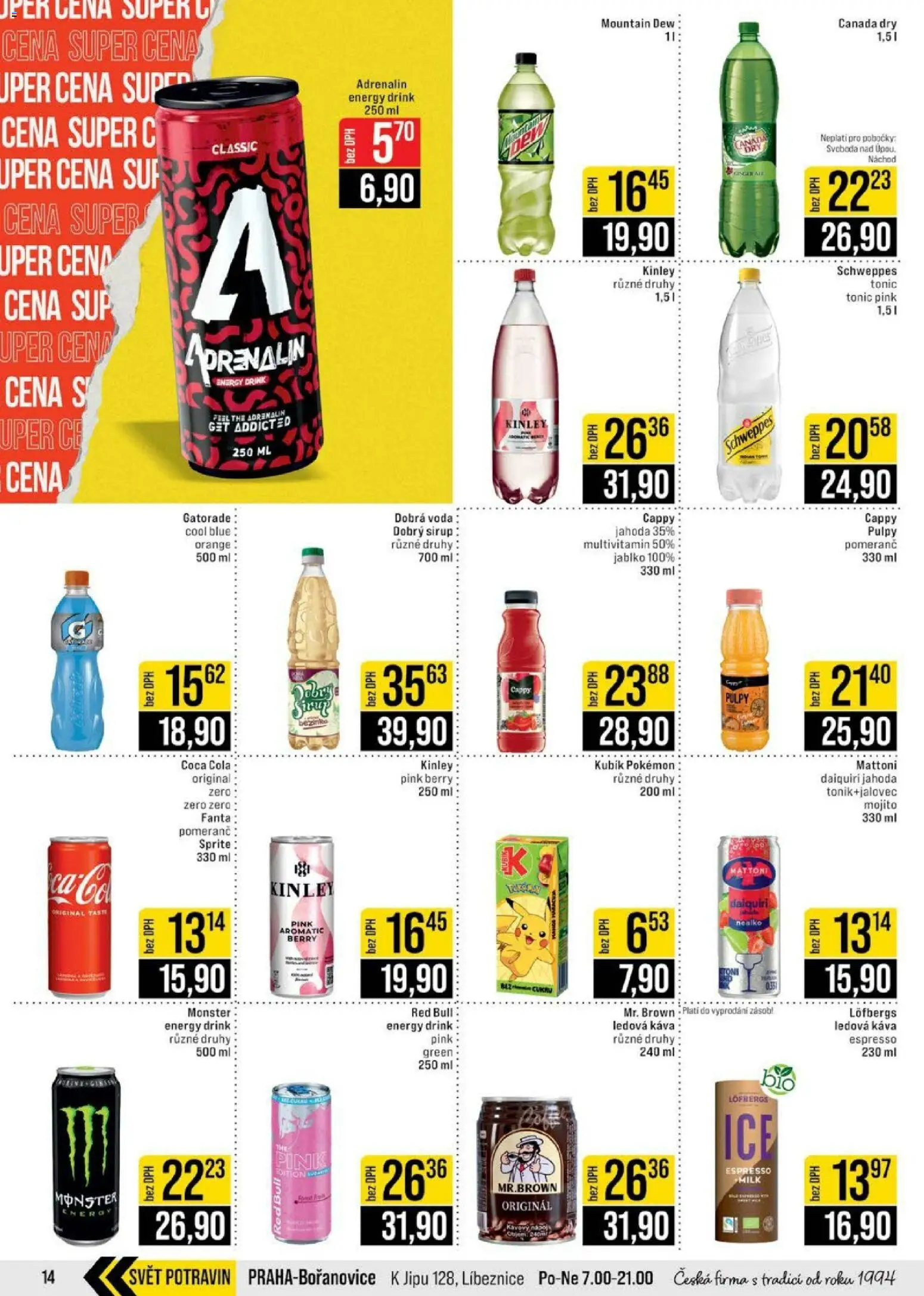 Jip leták - Cash & Carry od 20.05.2026 | Strana: 14 | Produkty: Dobrá voda, Voda, Káva, Red Bull