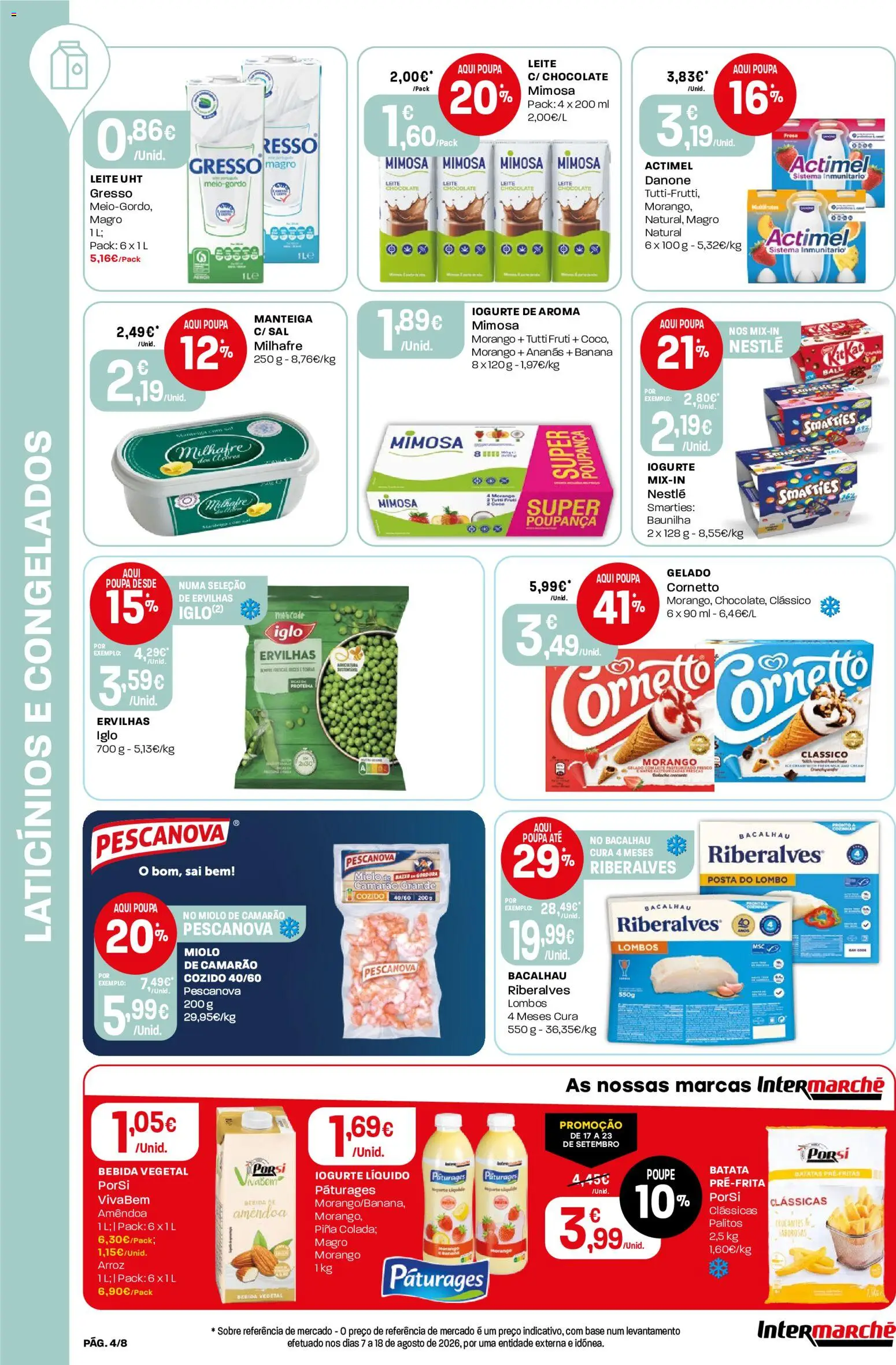 Intermarché Folheto Mini │ válido de 17/09/2026 | Página: 4 | Produtos: Camarão, Sal, Leite, Coco