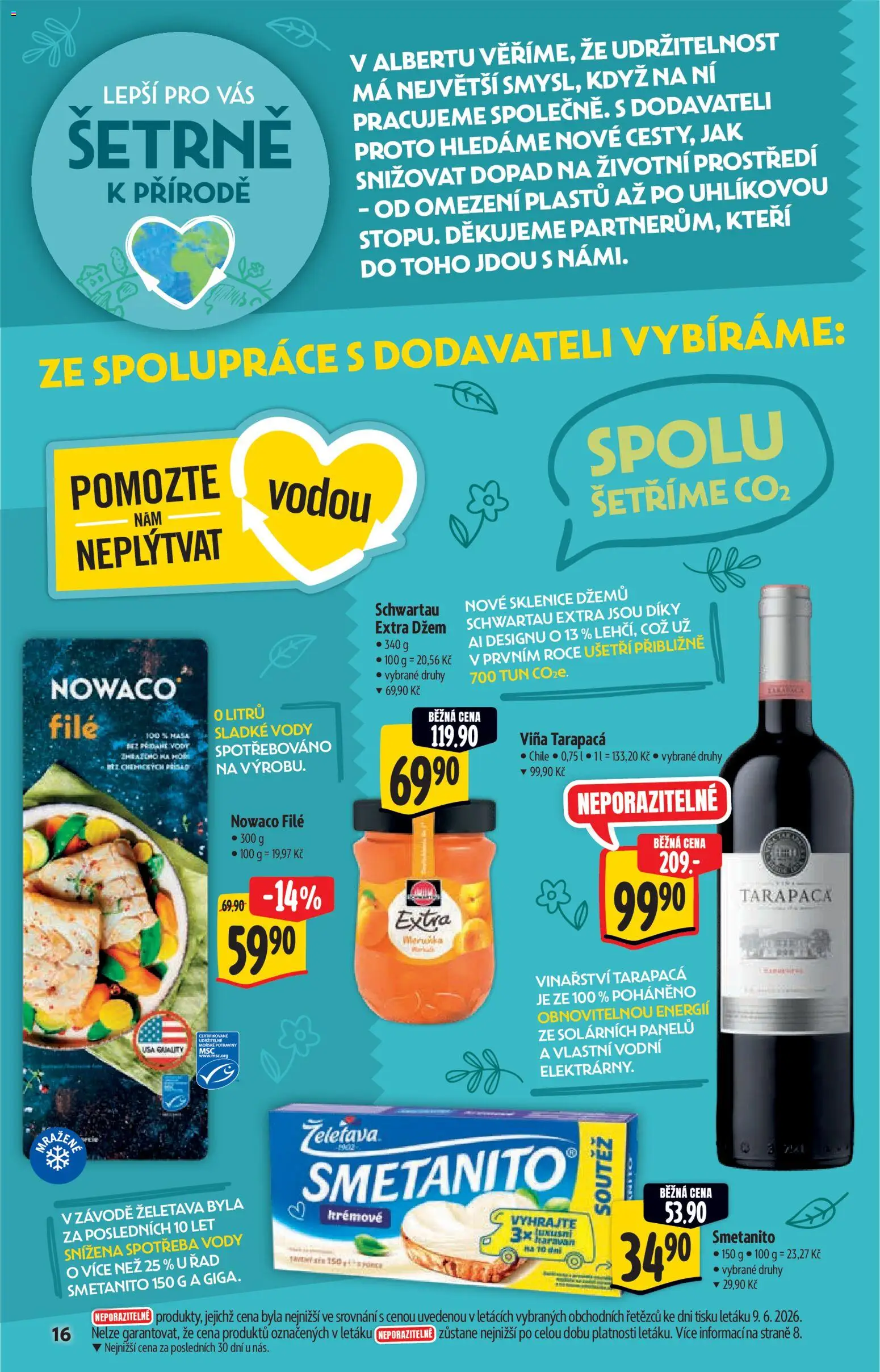 Albert katalog - Supermarket od 17.06.2026 | Strana: 16 | Produkty: Tarapaca, Nowaco file, Potraviny, File